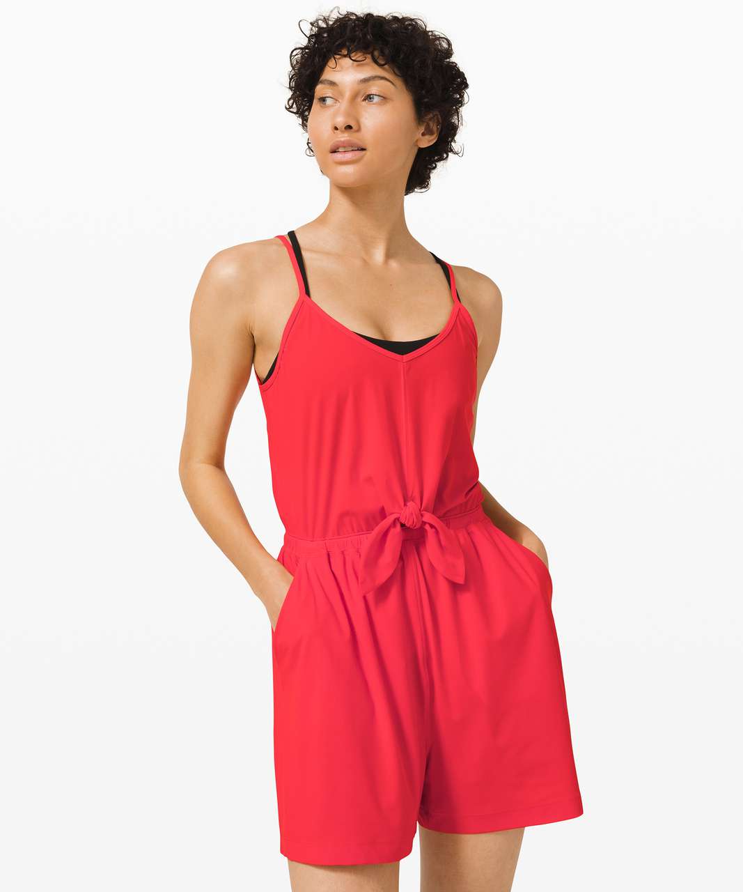 Lululemon Handle the Heat Romper - Carnation Red