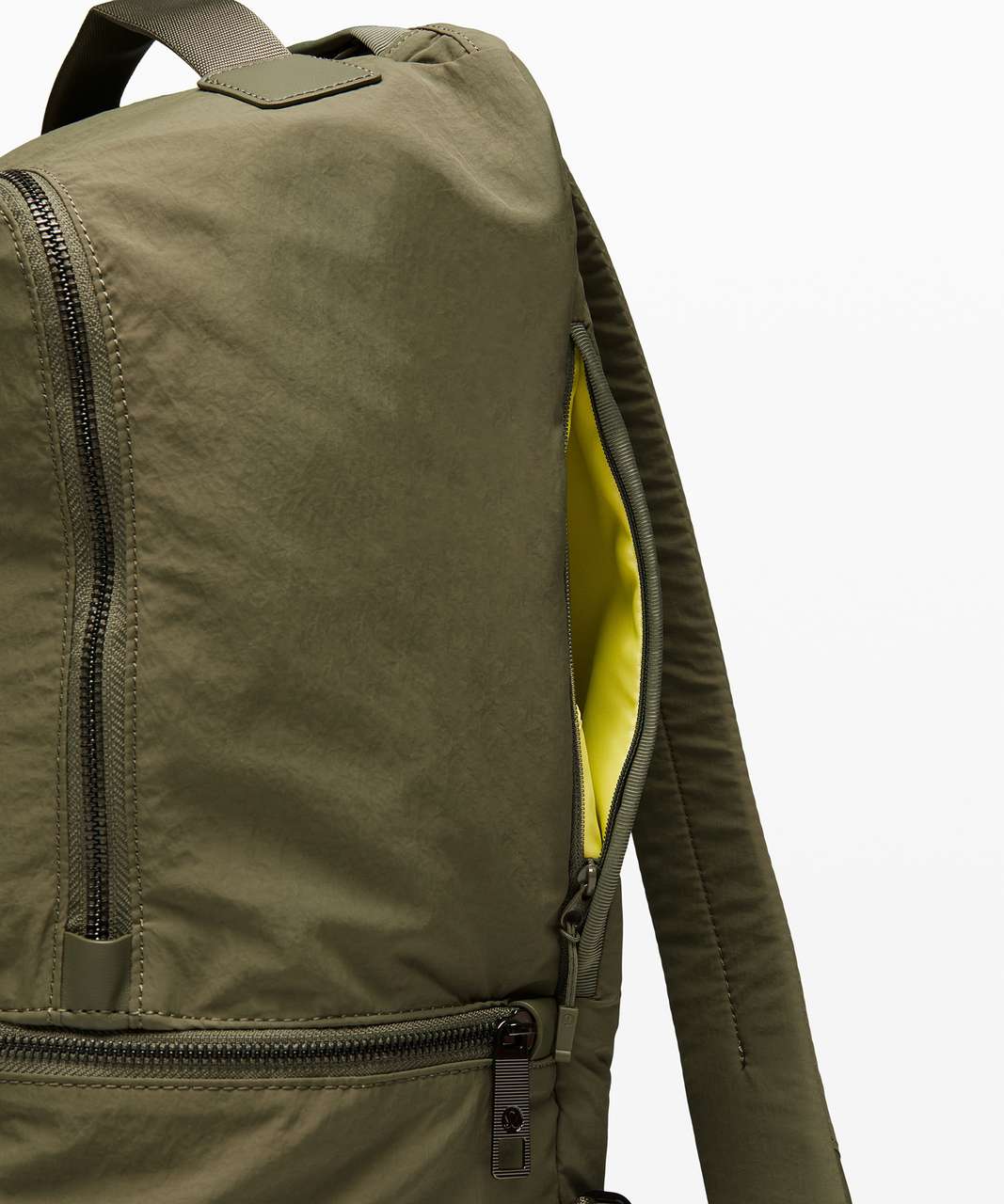 Lululemon City Adventurer Backpack *17L - Medium Olive / Lemon Vibe