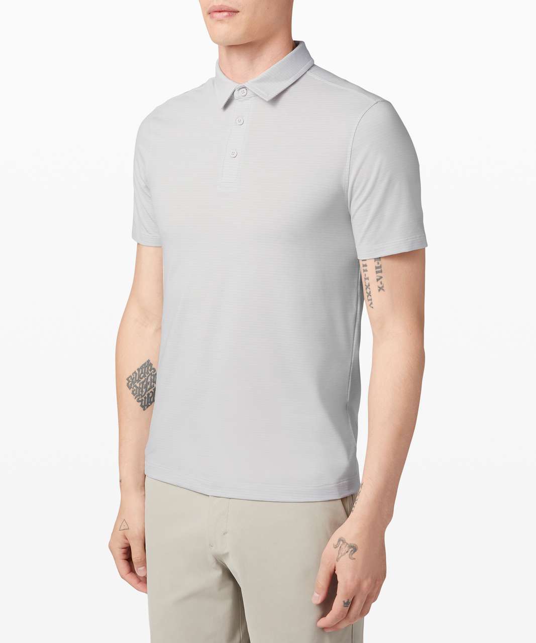 Lululemon Evolution Polo - Heathered Vapor