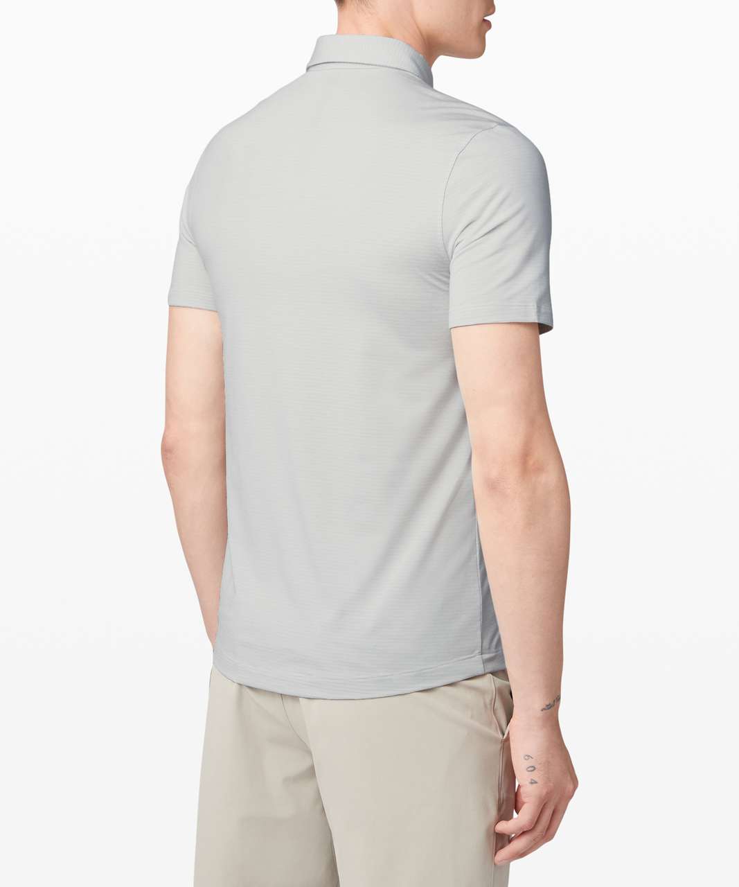 Lululemon Evolution Polo - Heathered Vapor - lulu fanatics