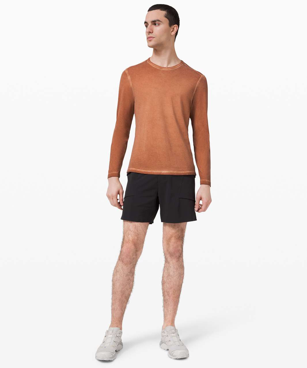 Lululemon 5 Year Basic Long Sleeve - SABLE SUN WASH