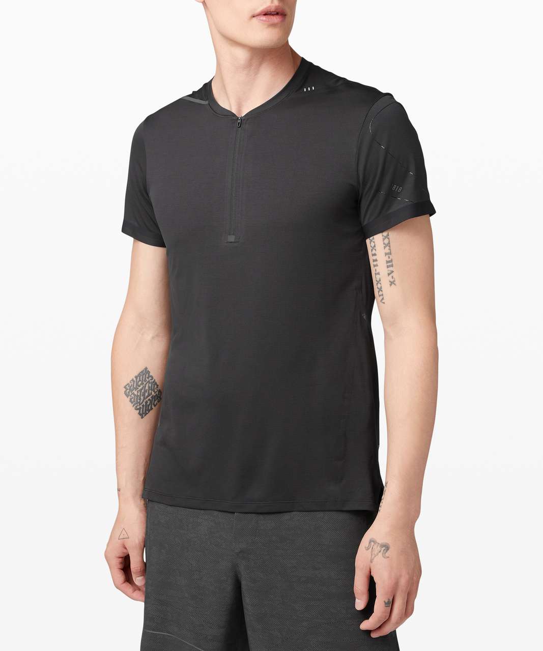 Lululemon All Terrain Short Sleeve - Black - lulu fanatics