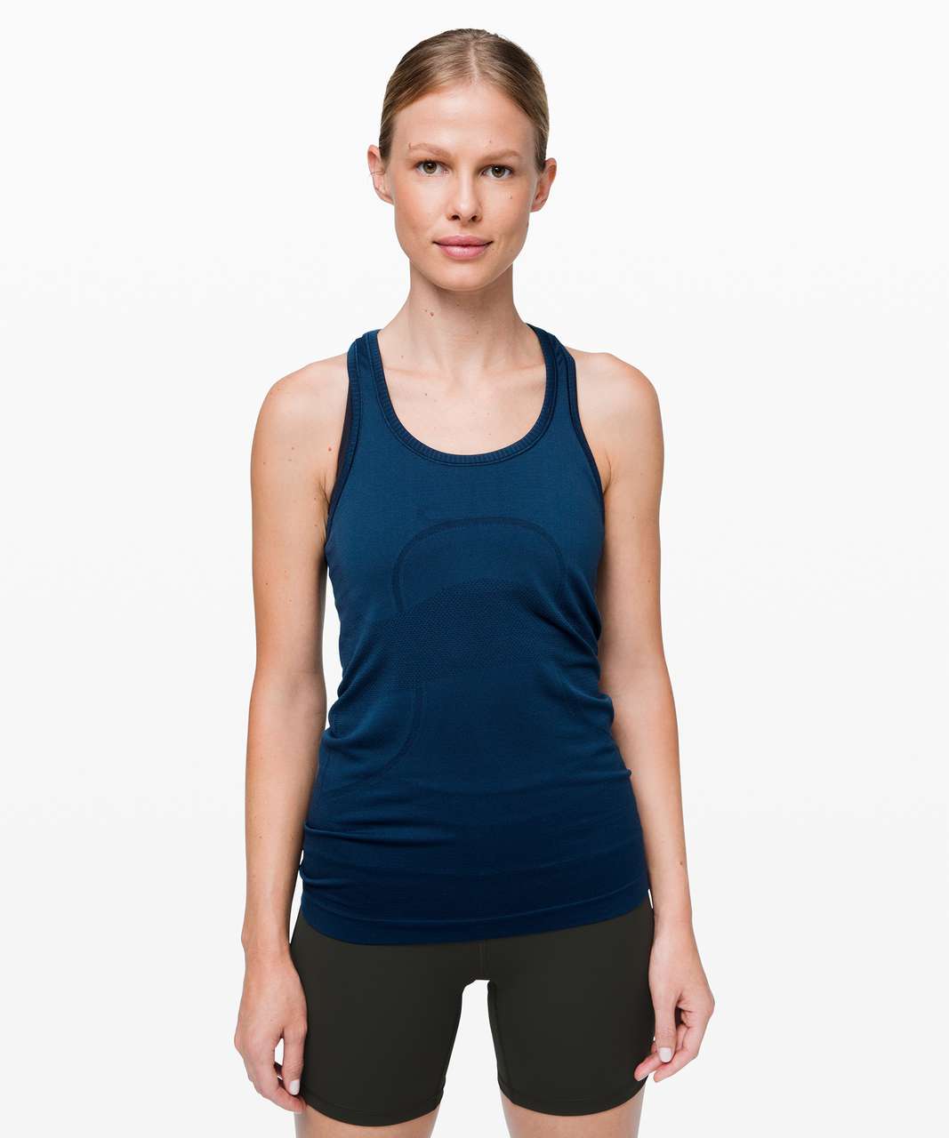 lululemon University of Michigan Women's Navy Swiftly Tech Racerback Tank  Top 2.0