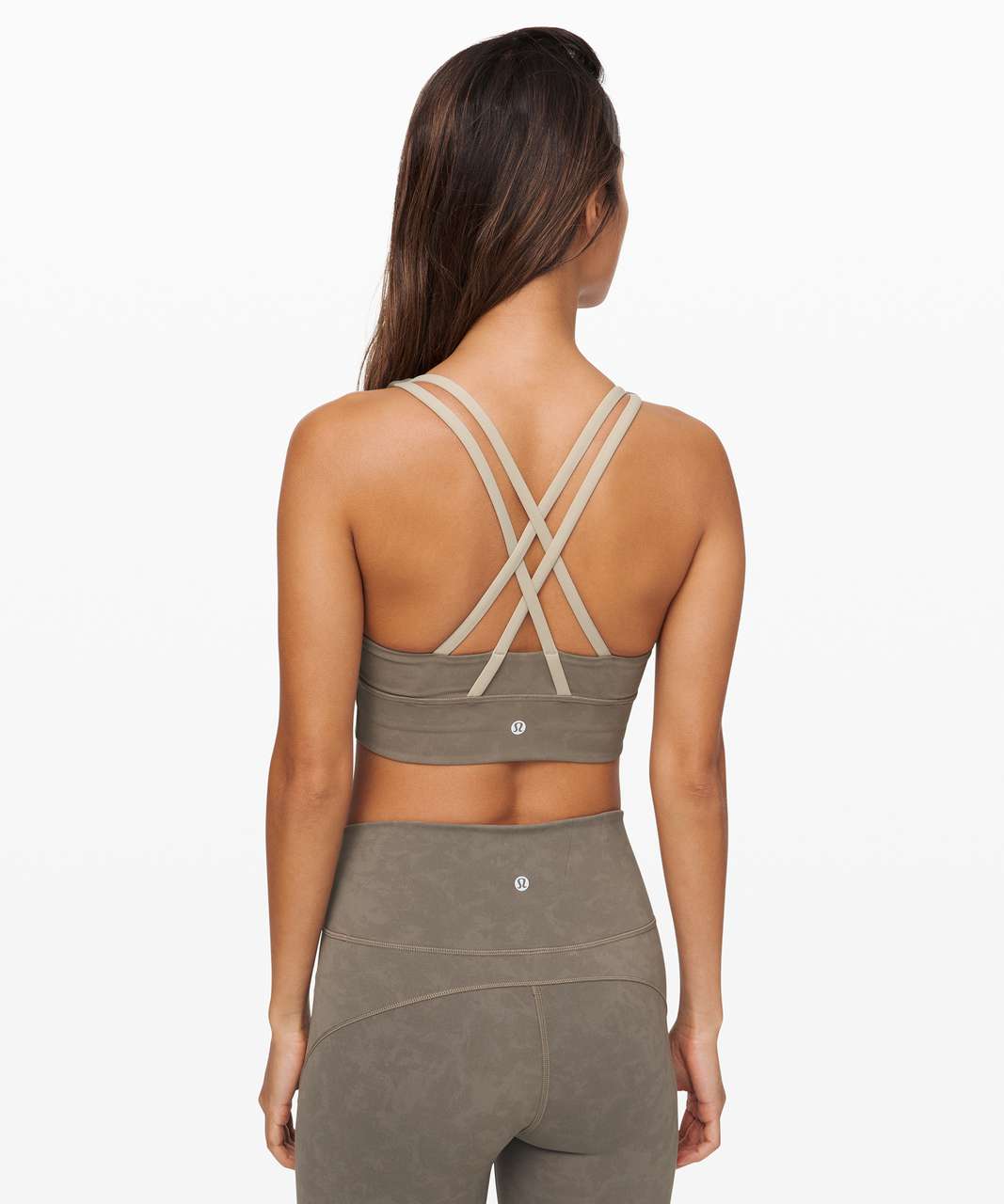 Lululemon Energy Bra Long Line *Medium Support, B/C Cup - Sky Wash Print  Carbon Dust / Fawn - lulu fanatics