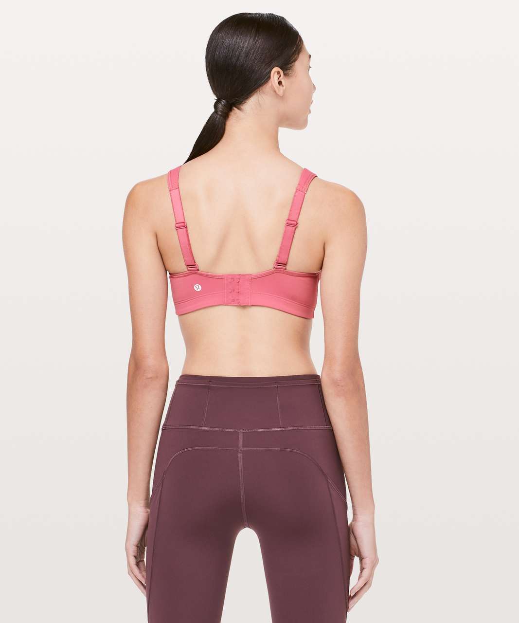 Lululemon Ta Ta Tamer II 34C Pigment Blue Pink Sports Bra