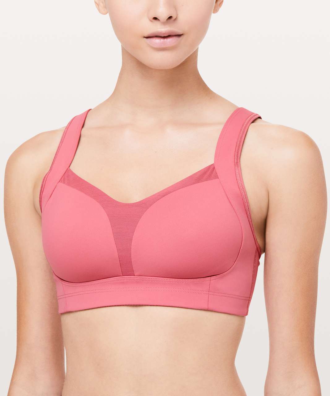 Lululemon Ta Ta Tamer II 34C Pigment Blue Pink Sports Bra