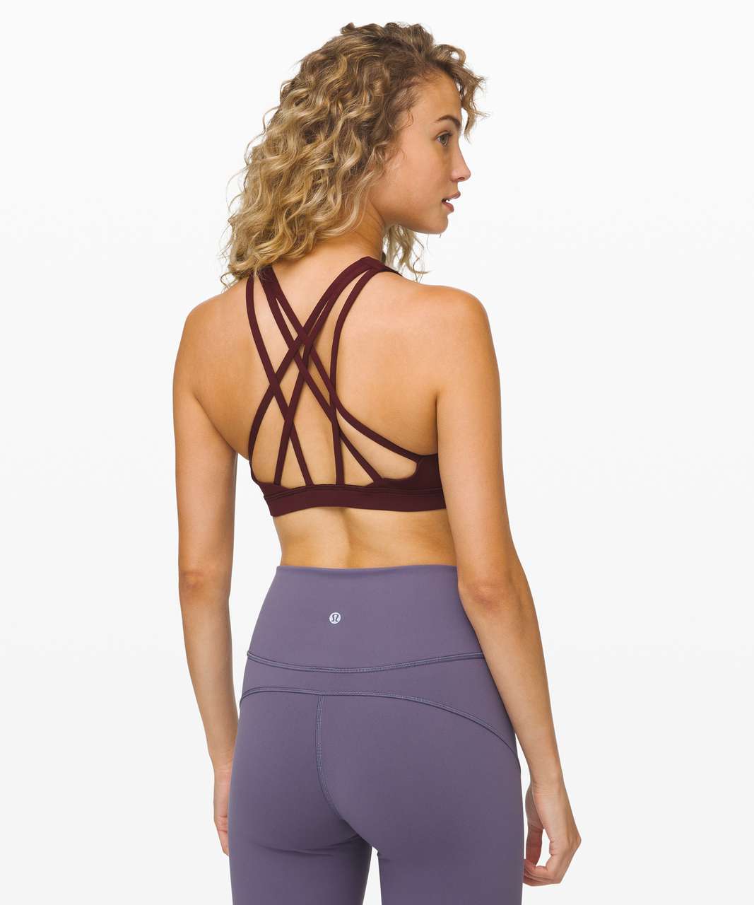 Lululemon Free To Be Serene Bra *High Neck - Garnet