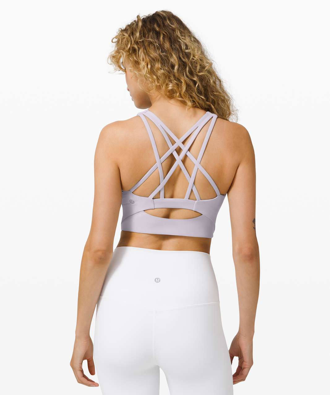 free with $170 purchase] Lululemon Free To Be Serene Bra High Neck Long Line,  Women's Fashion, Activewear on Carousell