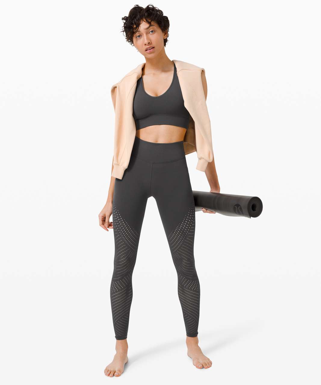 Lululemon Reveal 7/8 Tight *Digi Rain - Graphite Grey - lulu fanatics