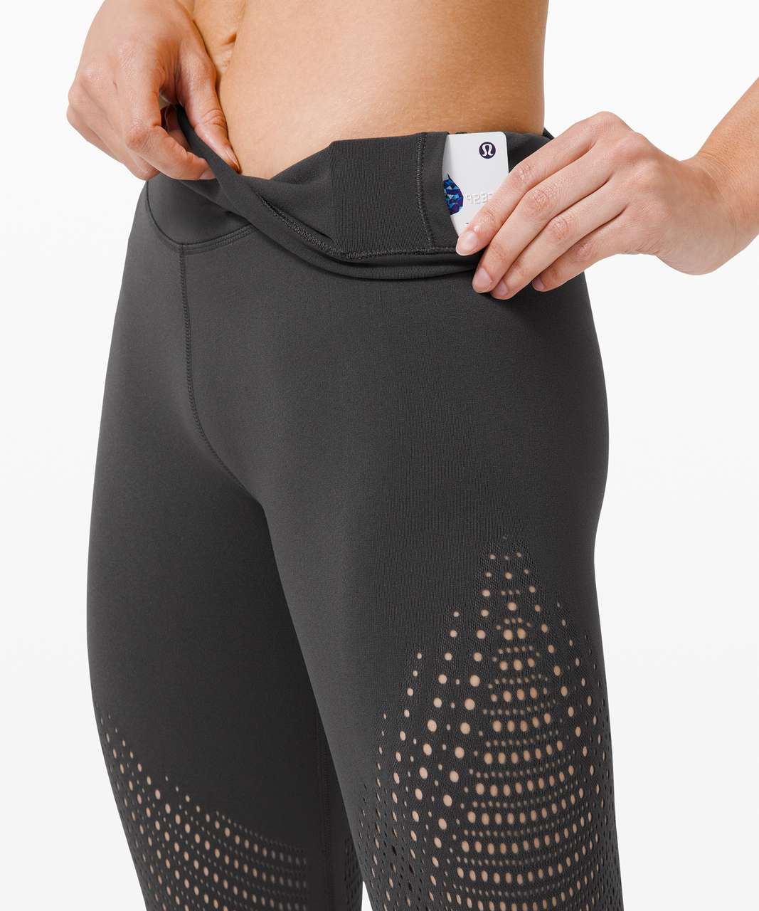 Lululemon Reveal Short Digital Rain - Graphite Grey - lulu