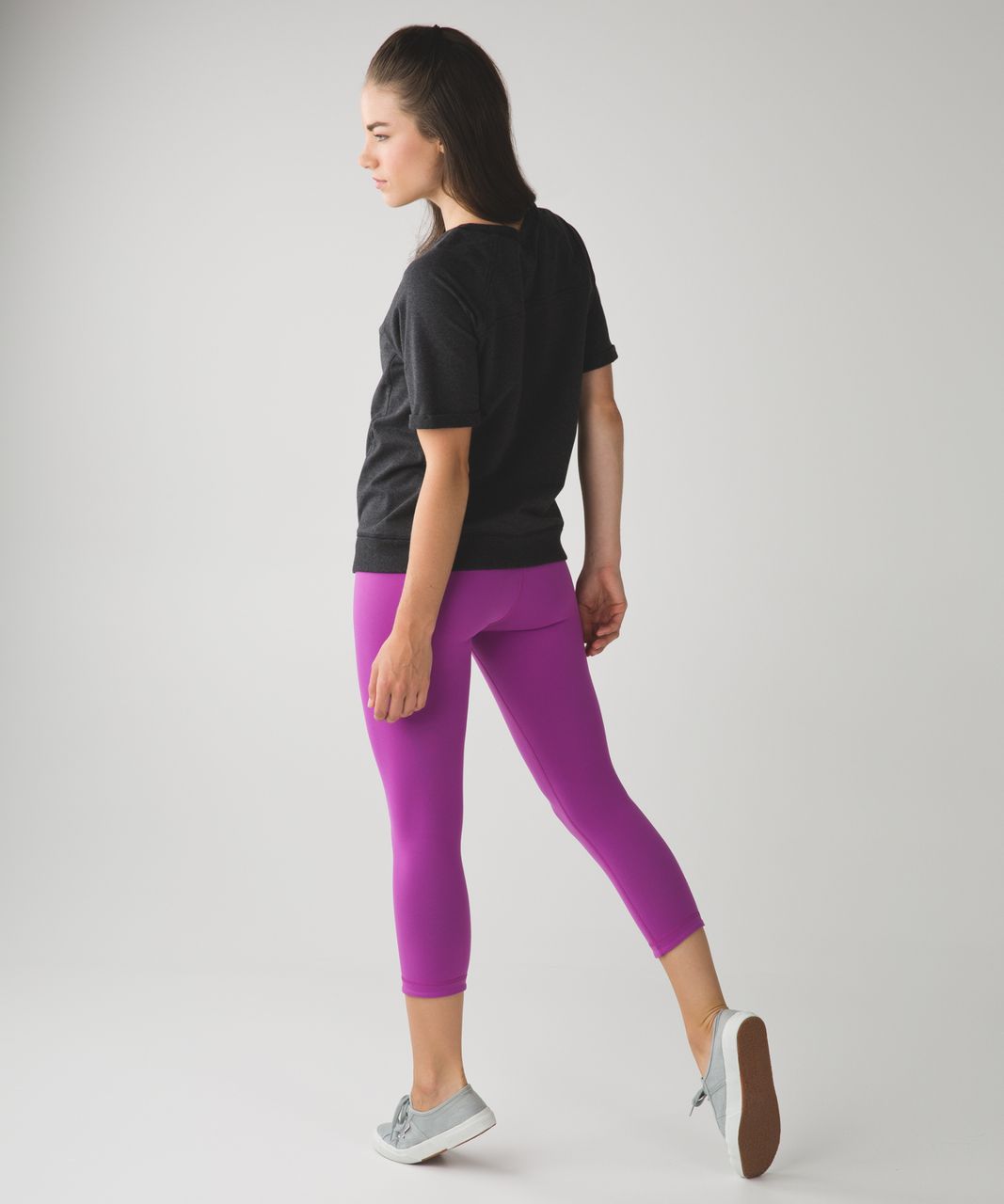 Lululemon Wunder Under Crop III (Reversible) - Black / Ultra