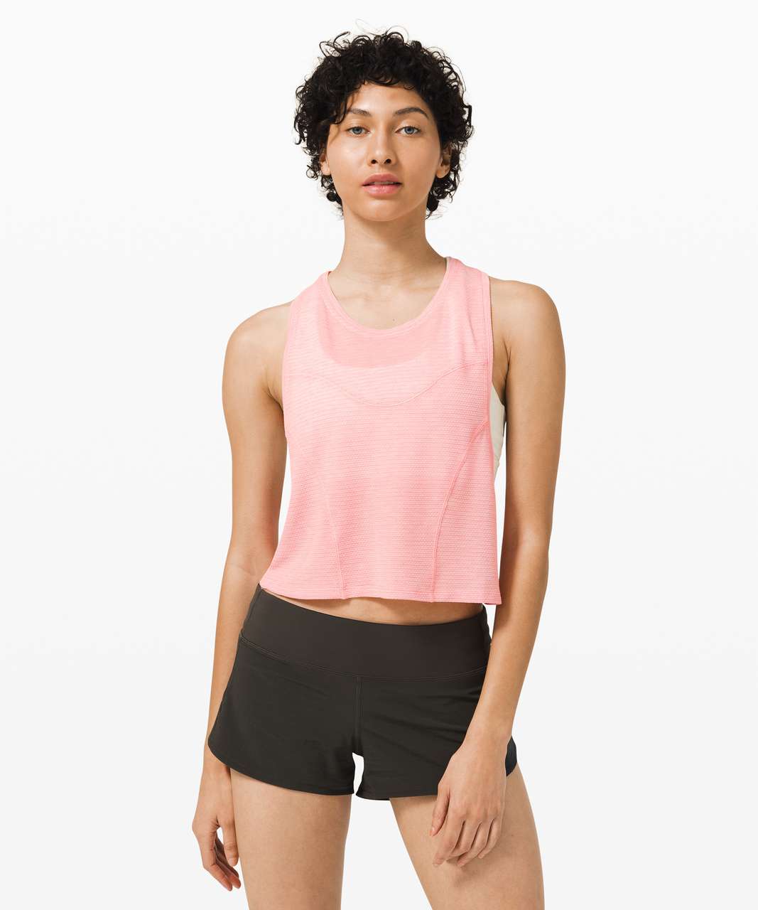 Lululemon Stronger as One Muscle Tank - Heathered Azalea Pink