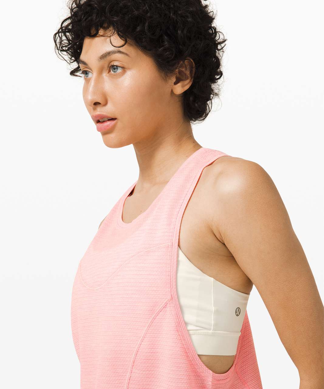 Lululemon Stronger as One Muscle Tank - Heathered Azalea Pink