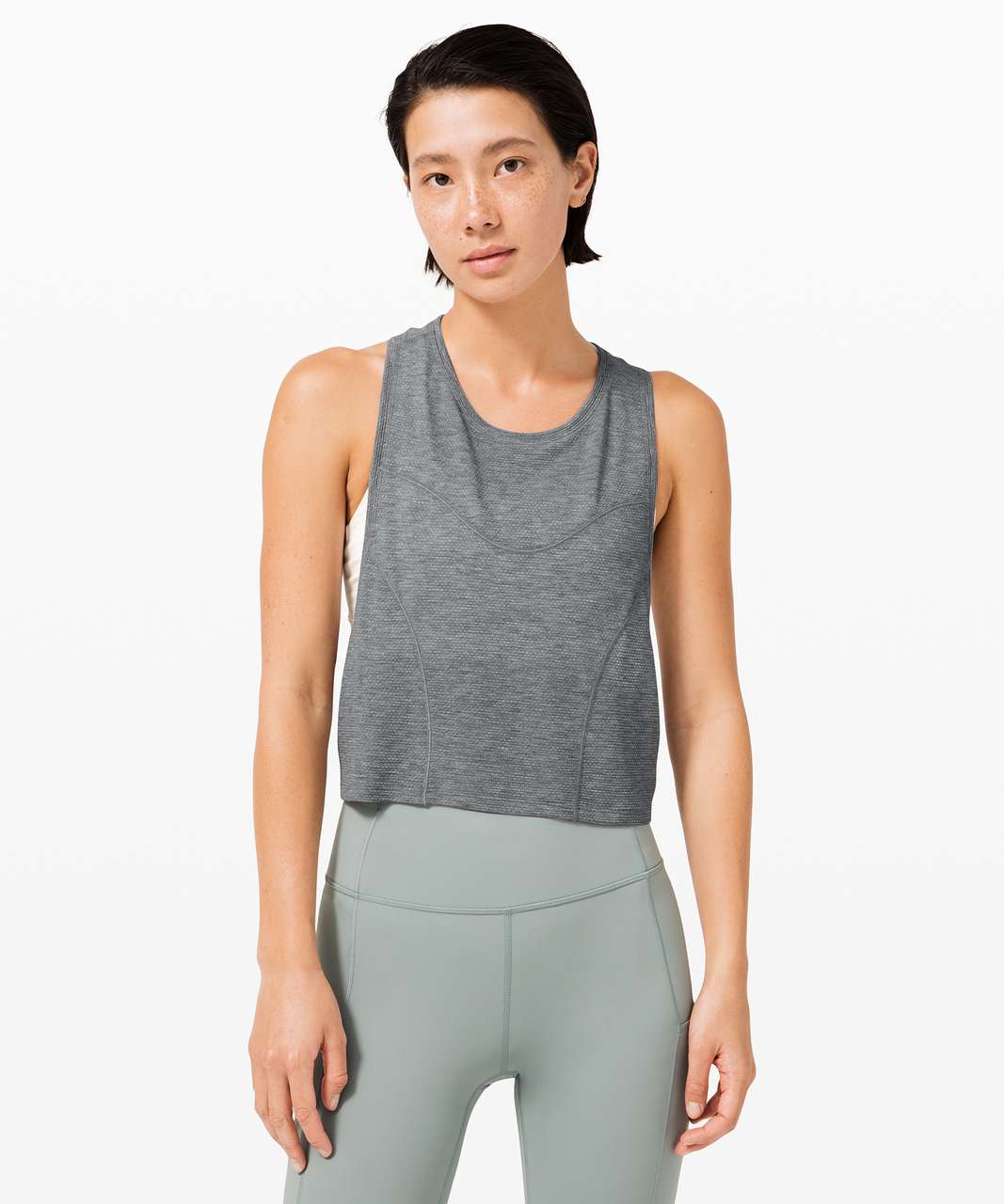 Lululemon Stronger as One Muscle Tank - Heathered Asphalt Grey - lulu  fanatics