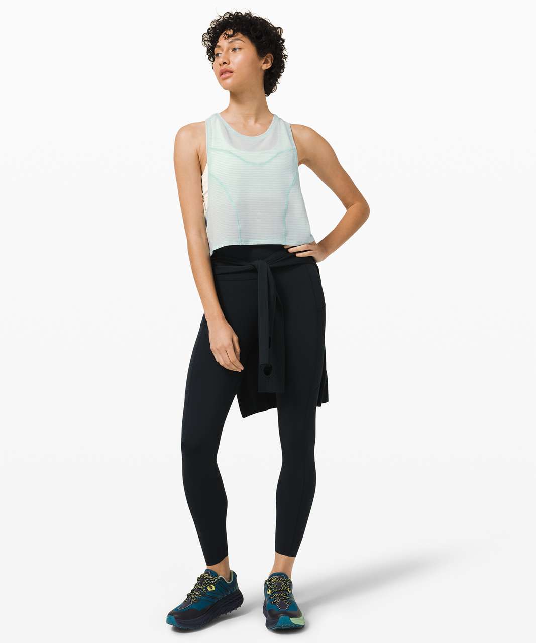 Lululemon Stronger as One Muscle Tank - Heathered Blue Glow