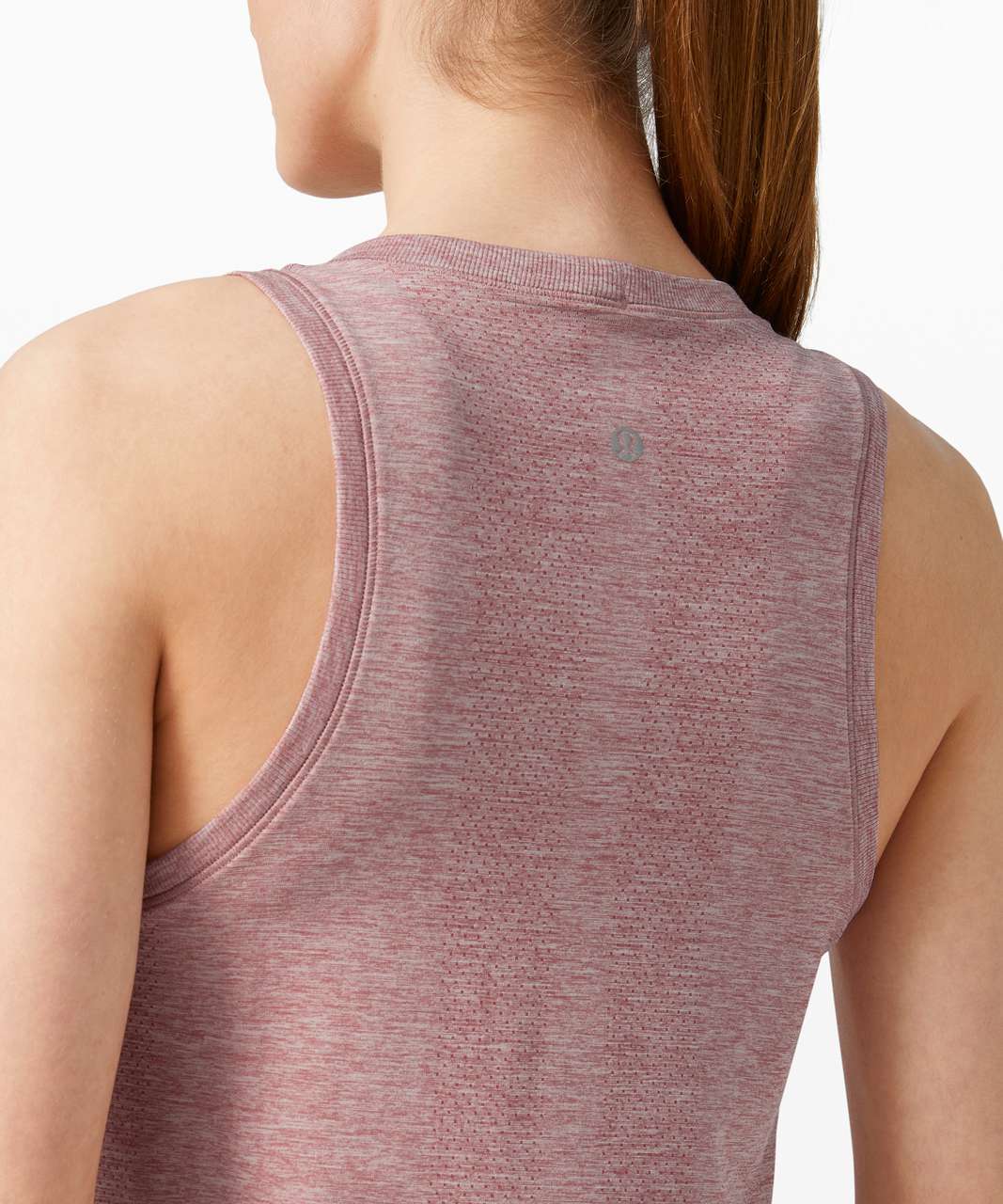 Lululemon Swiftly Relaxed Tank - Cherry Tint / White