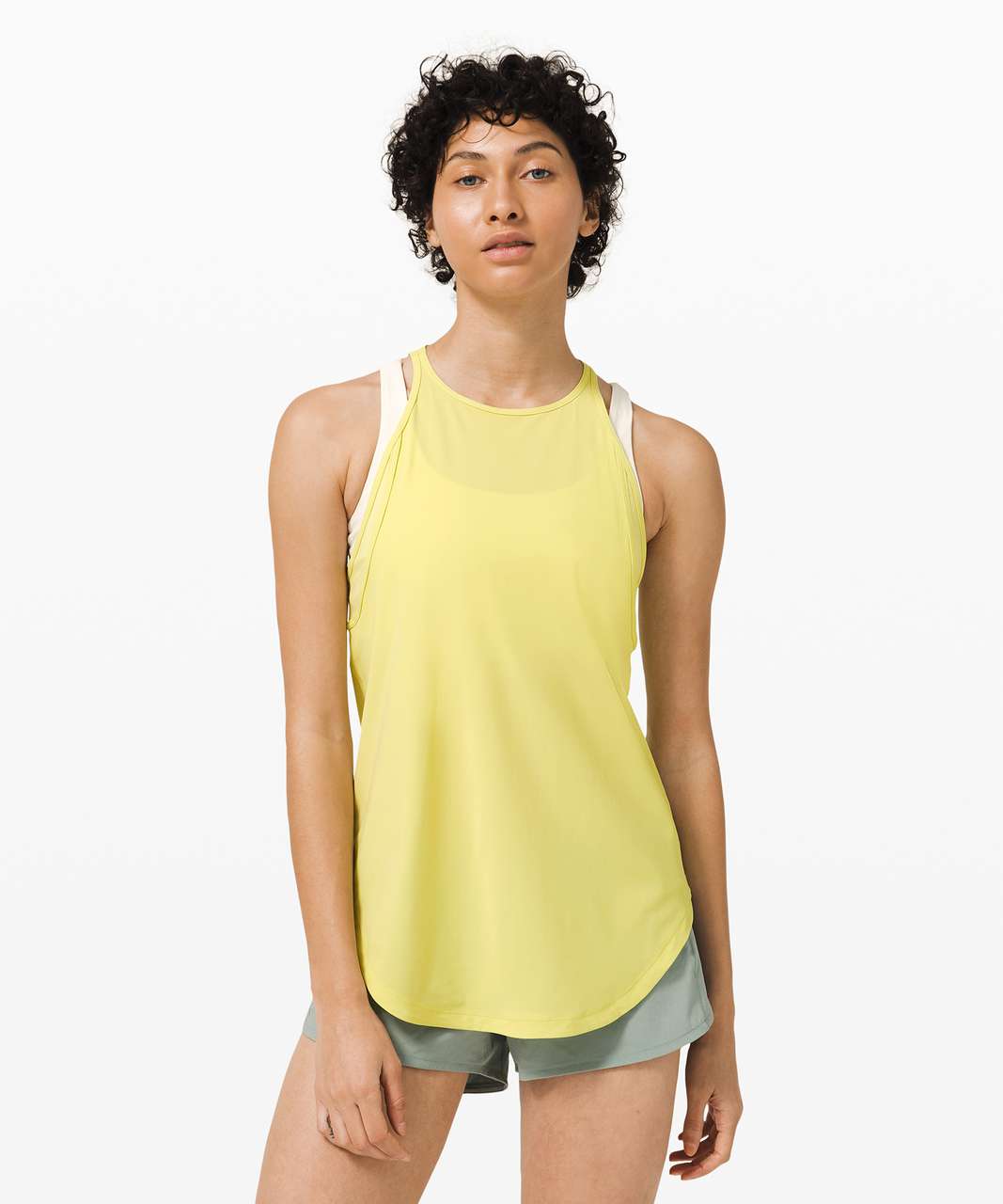 Lululemon Run Off-Route Tank - Lemon Vibe