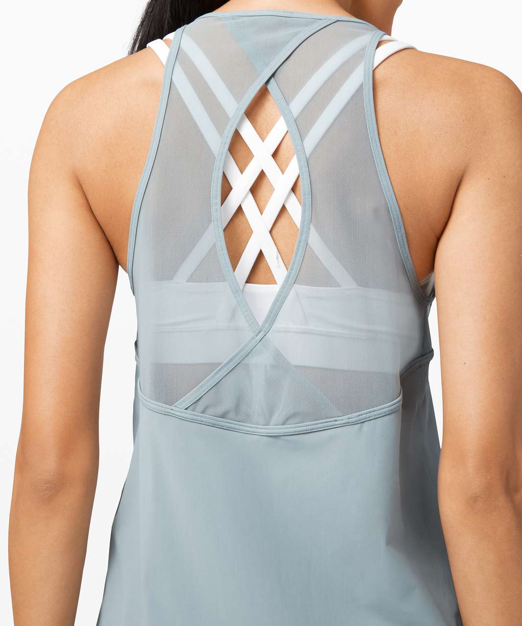 Lululemon Run Off-Route Tank - Blue Cast - lulu fanatics