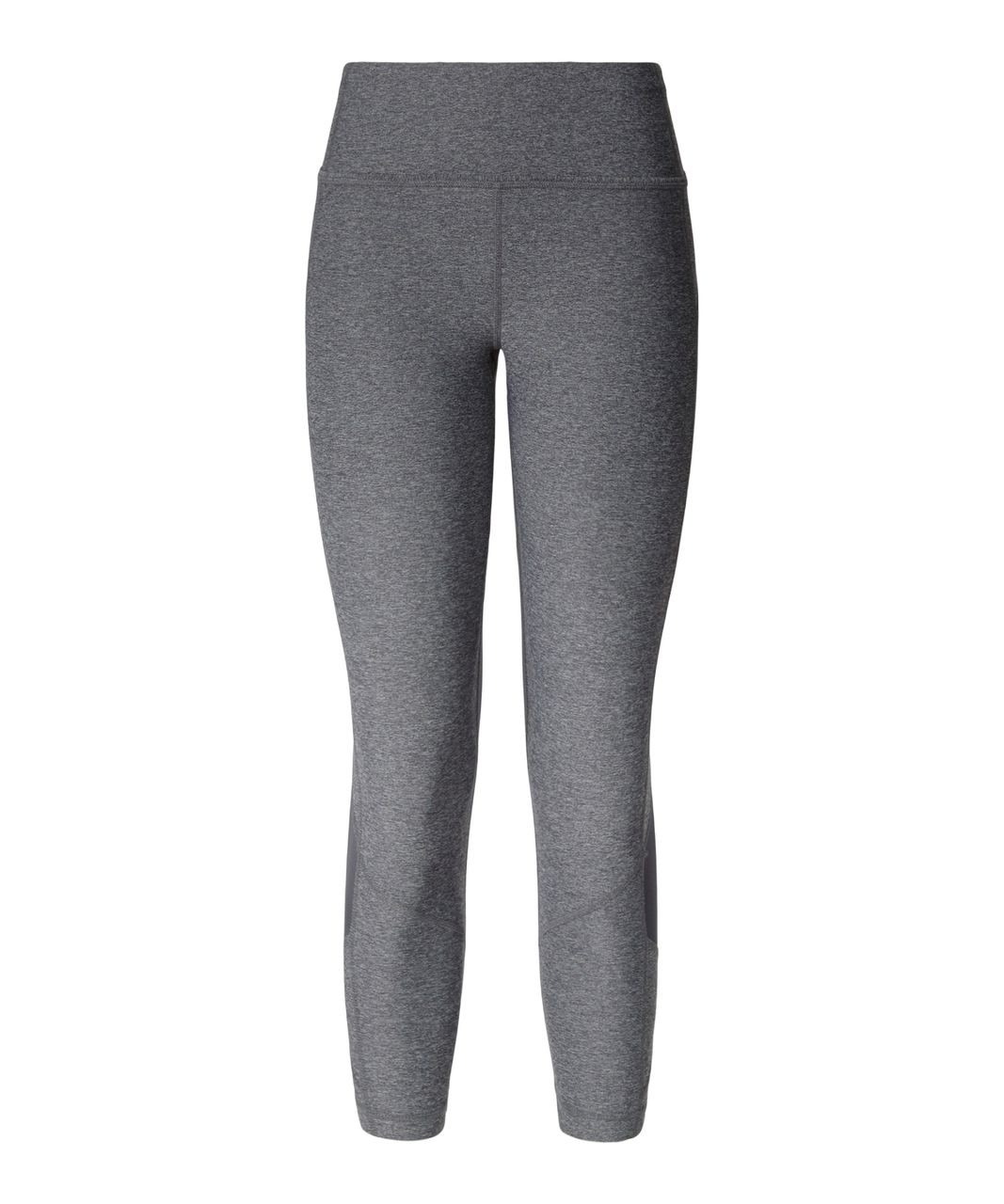 Lululemon Mesh With Me Crop - Heathered Deep Coal / Deep Coal / Heathered  Slate - lulu fanatics