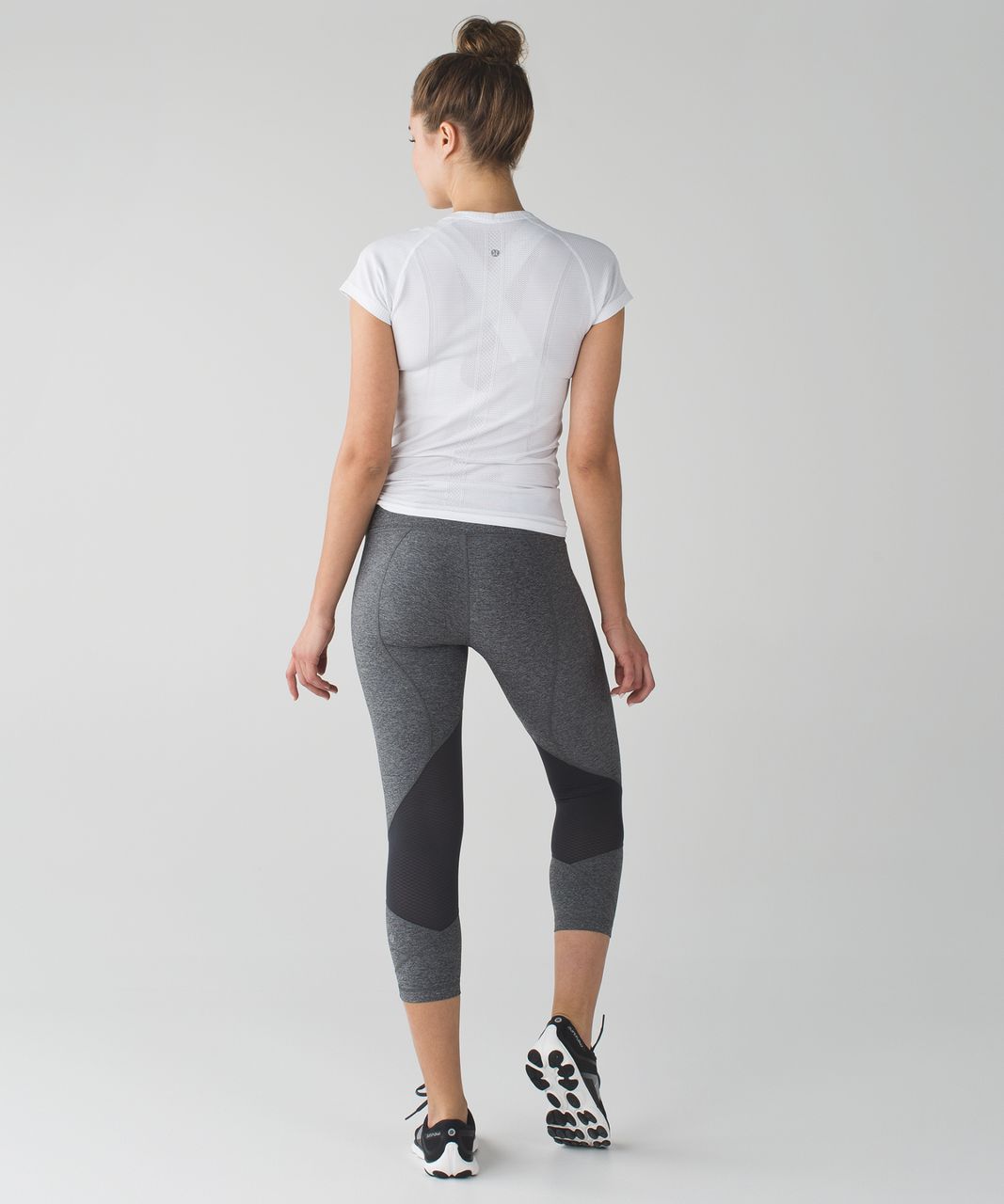 Lululemon Pace Rival High-Rise Crop 22 - Heritage 365 Camo Deep Coal Multi  / Black - lulu fanatics