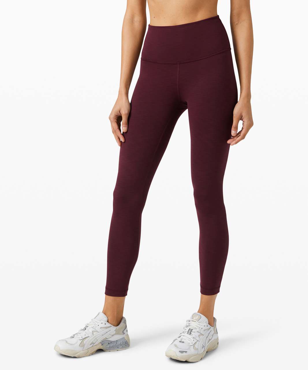 Lululemon Wunder Under High Rise Tight 25” Size 4 Heathered Cassis