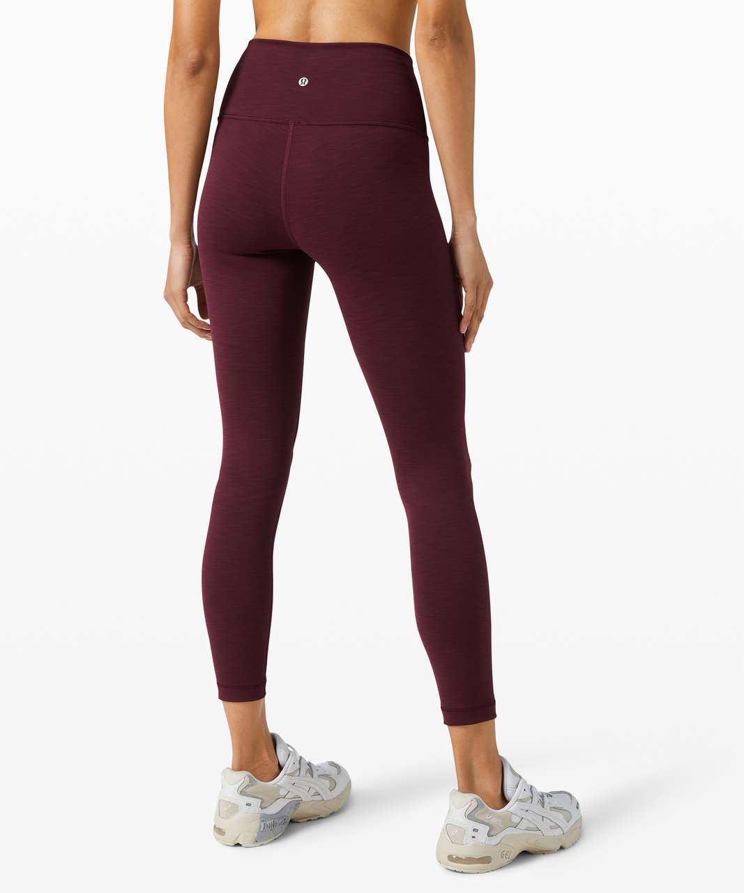 Lululemon Wunder Train High-Rise Tight 25" - Heathered Cassis