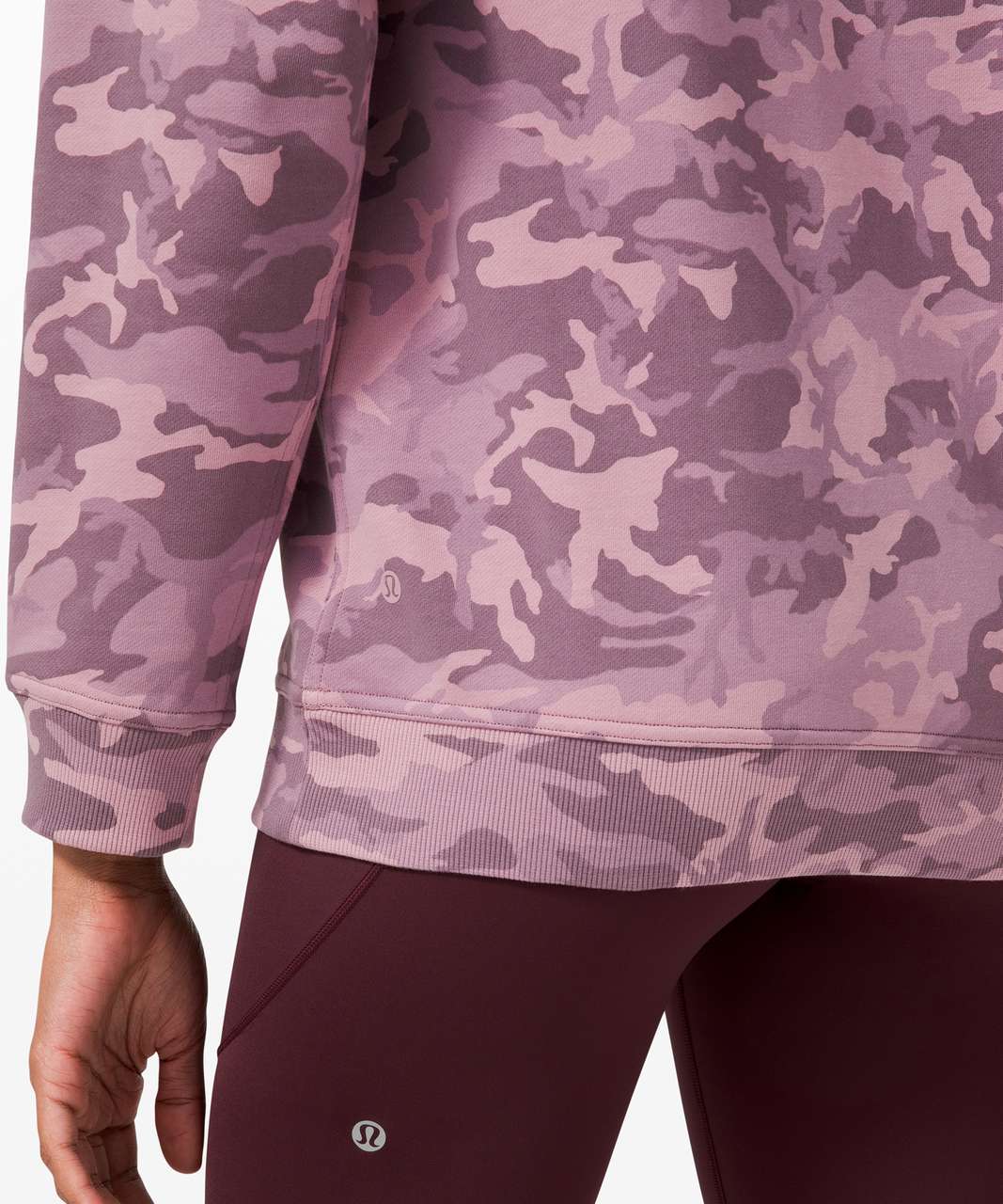 Lululemon All Yours Crew *Terry - Incognito Camo Pink Taupe Multi