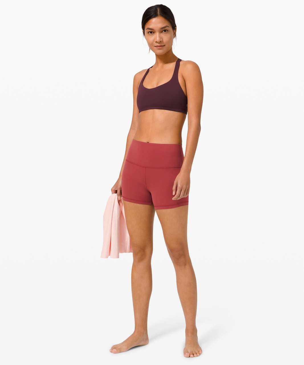 Lululemon Free To Be Bra Wild *Light Support, A/B Cup - Cassis