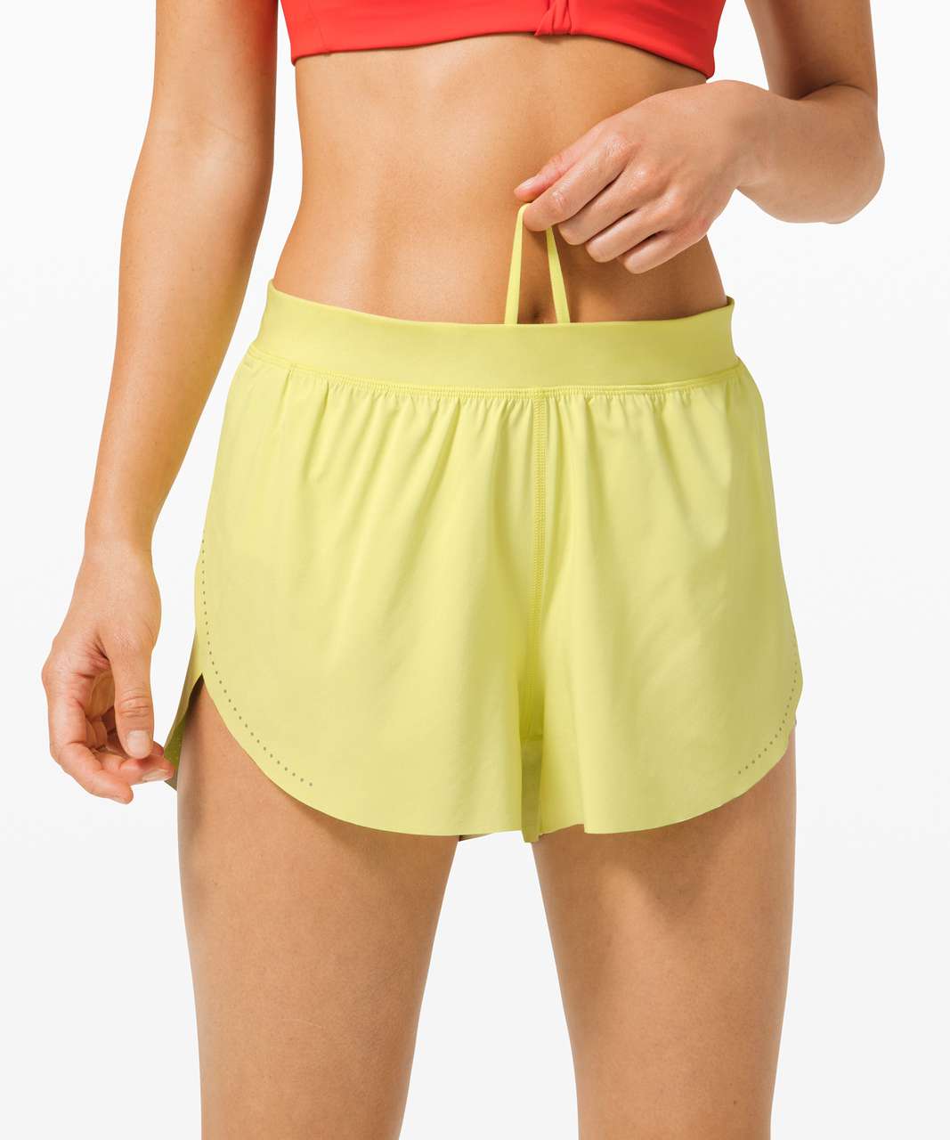 Lululemon Find Your Pace Short 3" *Lined - Lemon Vibe