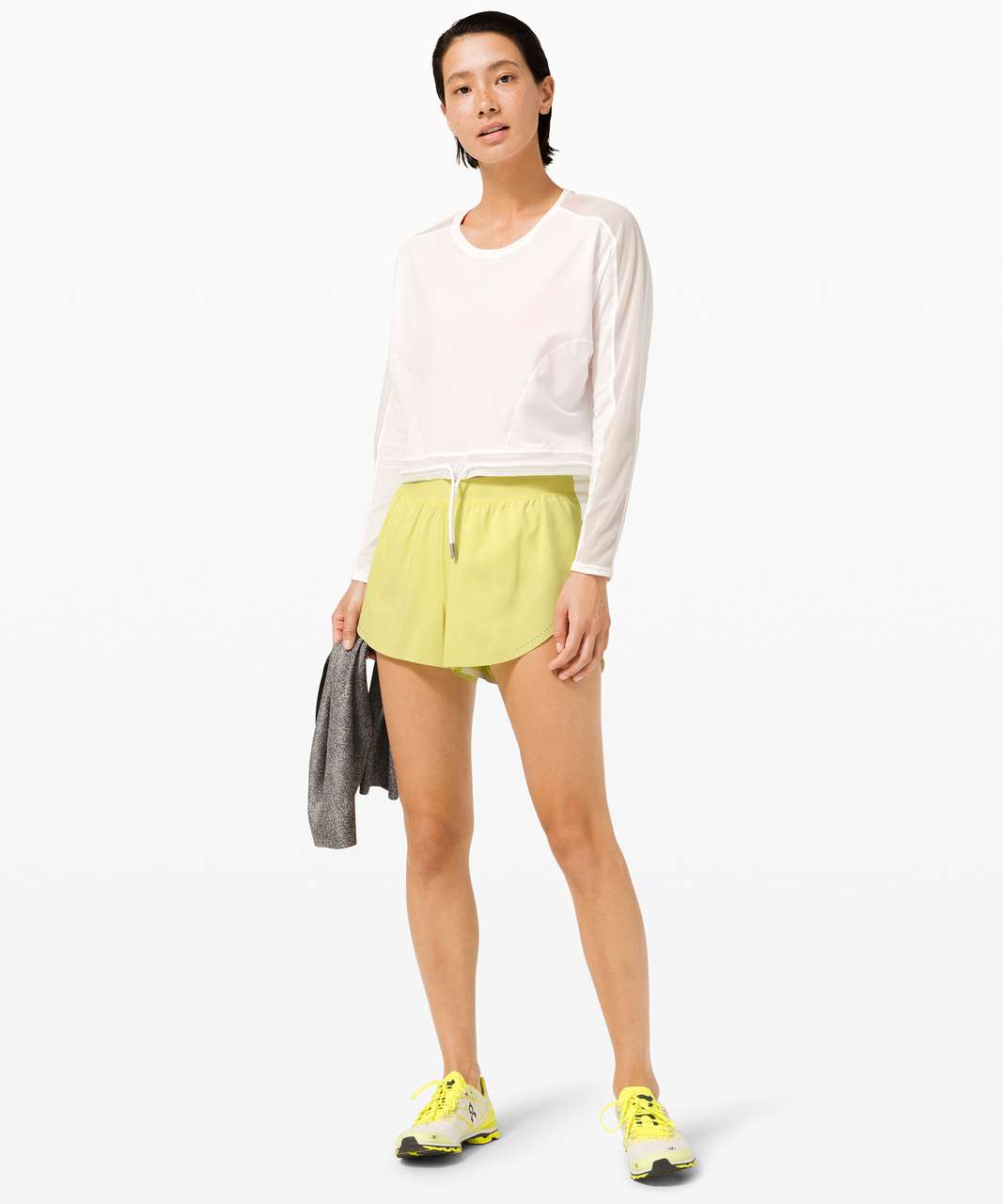 Lululemon Find Your Pace Short 3" *Lined - Lemon Vibe