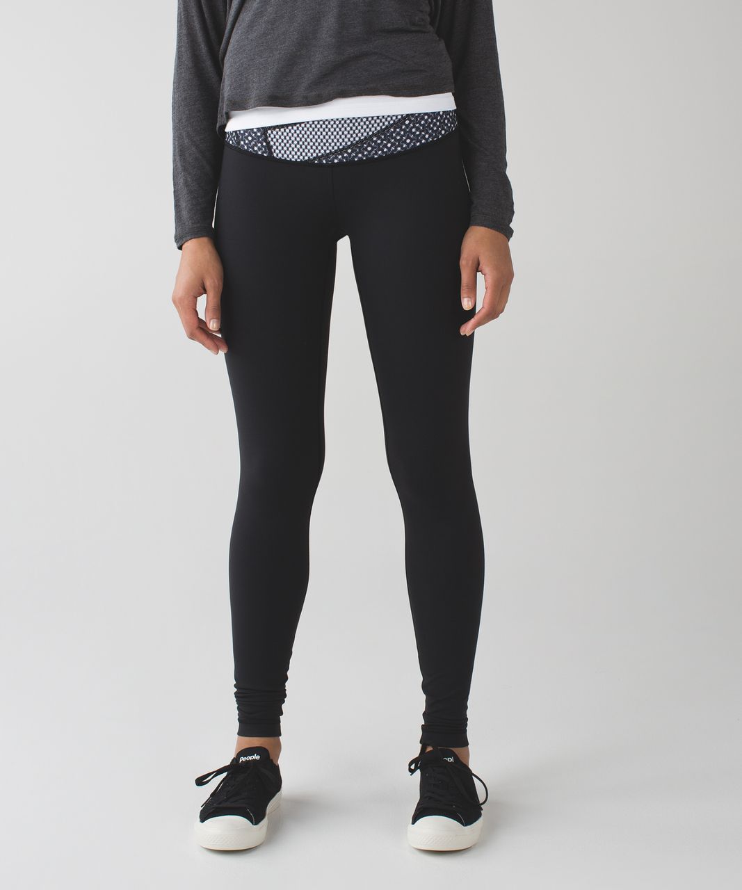 Lululemon Wunder Under Pant *Full-On Luon - Varsity Plaid Printed Ghost  Deep Coal - lulu fanatics