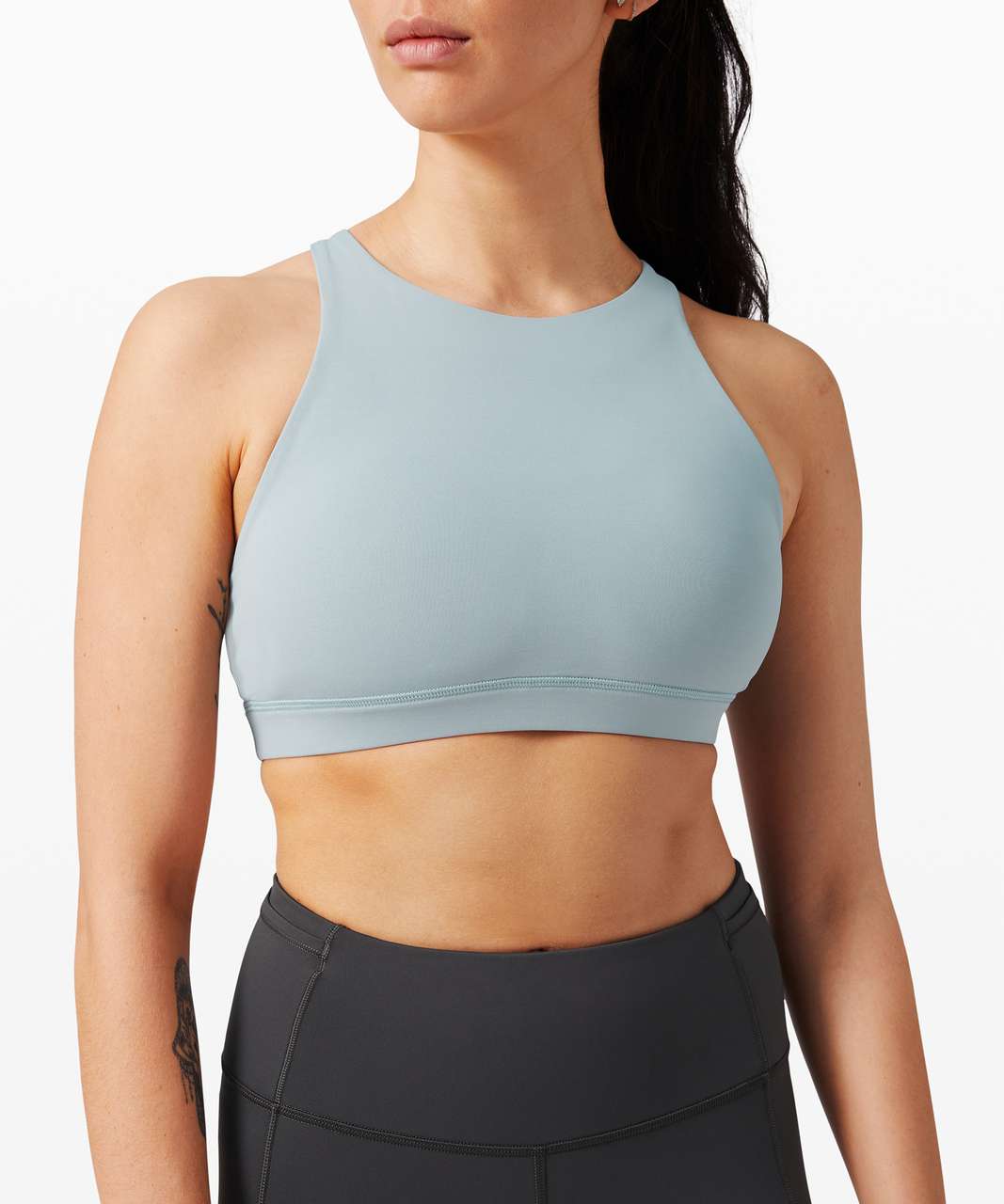 Lululemon Sun Setter Strappy Mesh Sports Bra Royal Blue High Coverage 10 -  $55 - From Fried