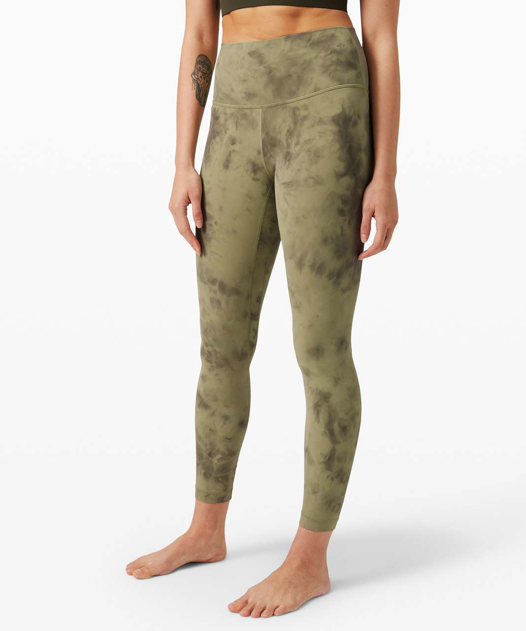 Lululemon Align Pant 25 *Diamond Dye - Diamond Dye Vista Green Medium  Olive - lulu fanatics