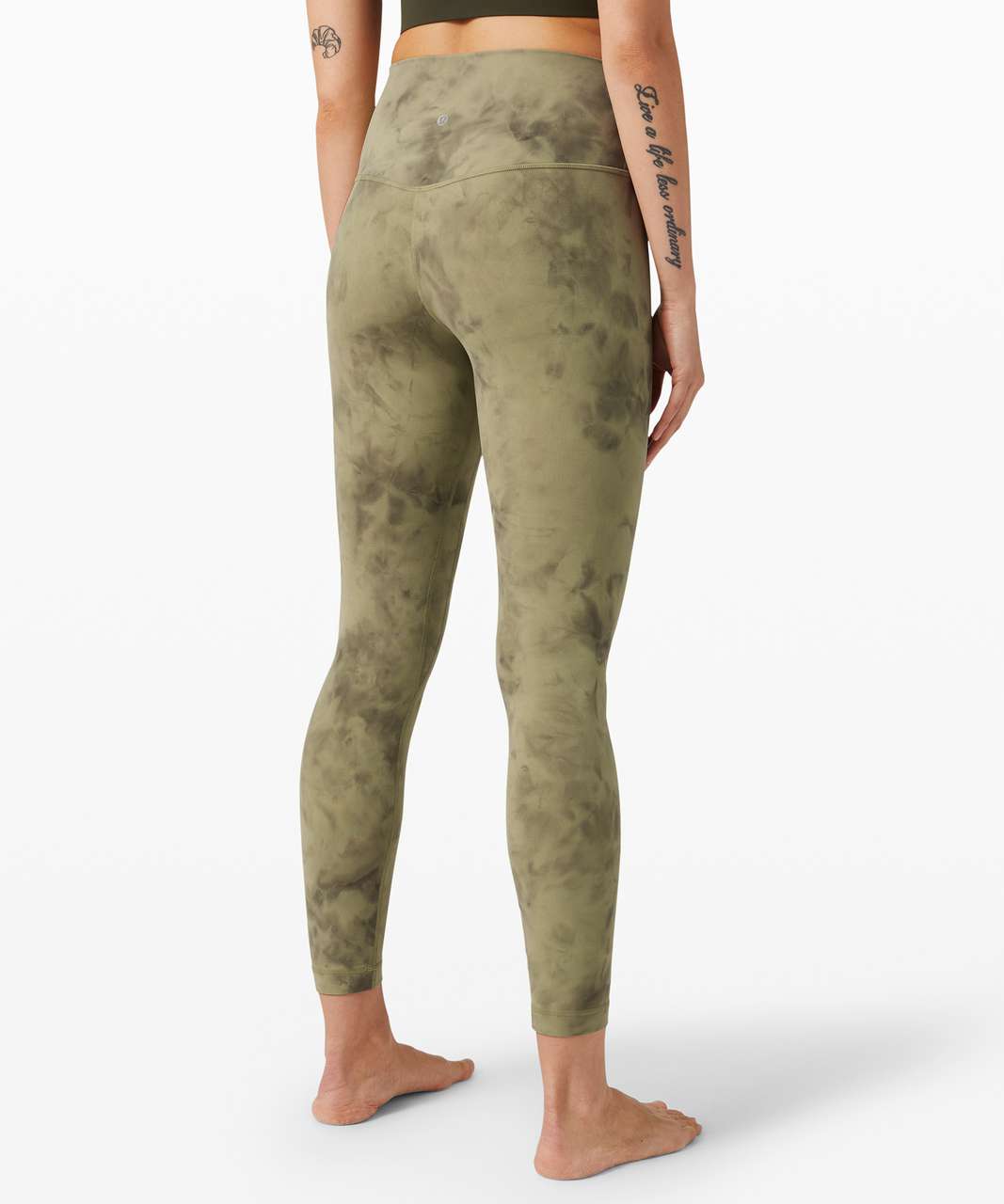 Lululemon Align High-Rise Pant 28 - Diamond Dye Graphite Grey Bronze Green  - lulu fanatics