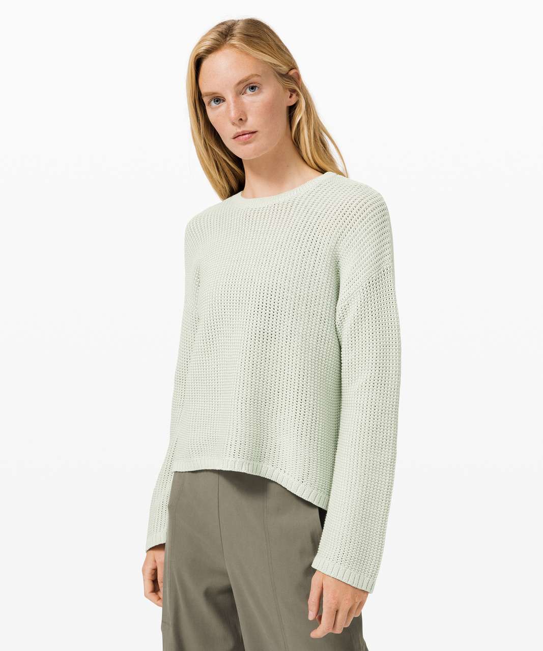 Lululemon Easy Embrace Long Sleeve Sweater - Island Mist