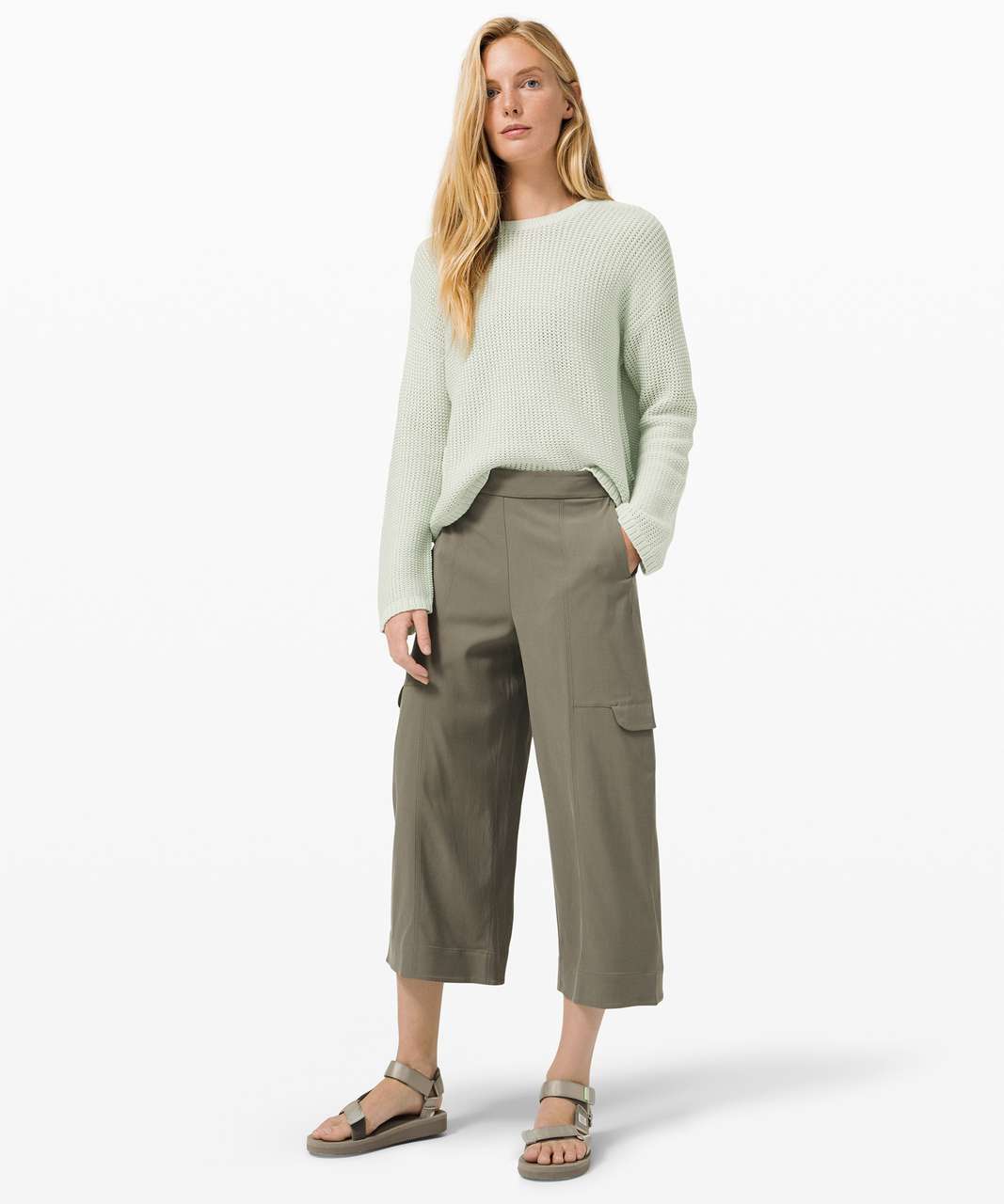 Lululemon Easy Embrace Long Sleeve Sweater - Island Mist