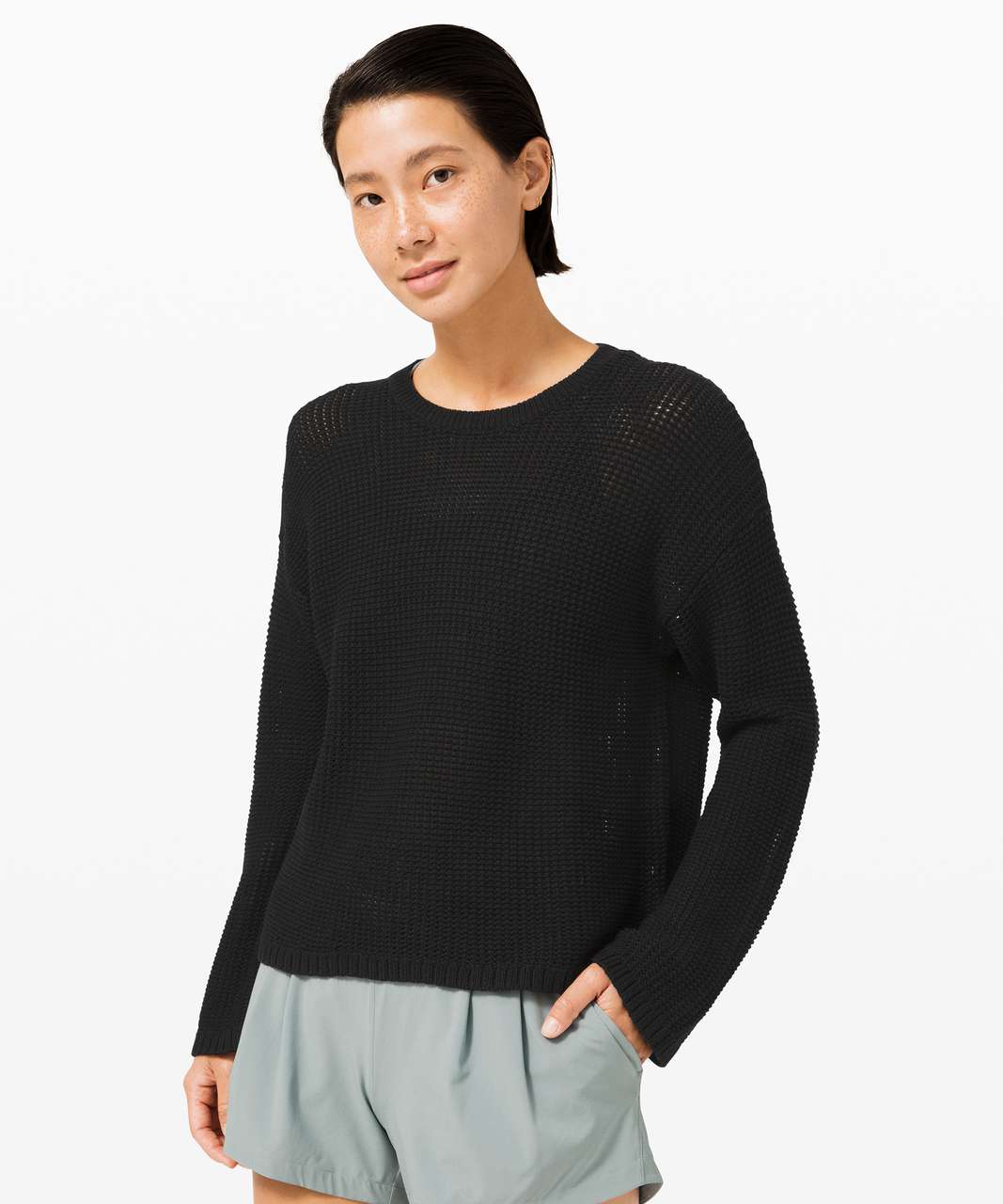 Lululemon Easy Embrace Long Sleeve Sweater - Black