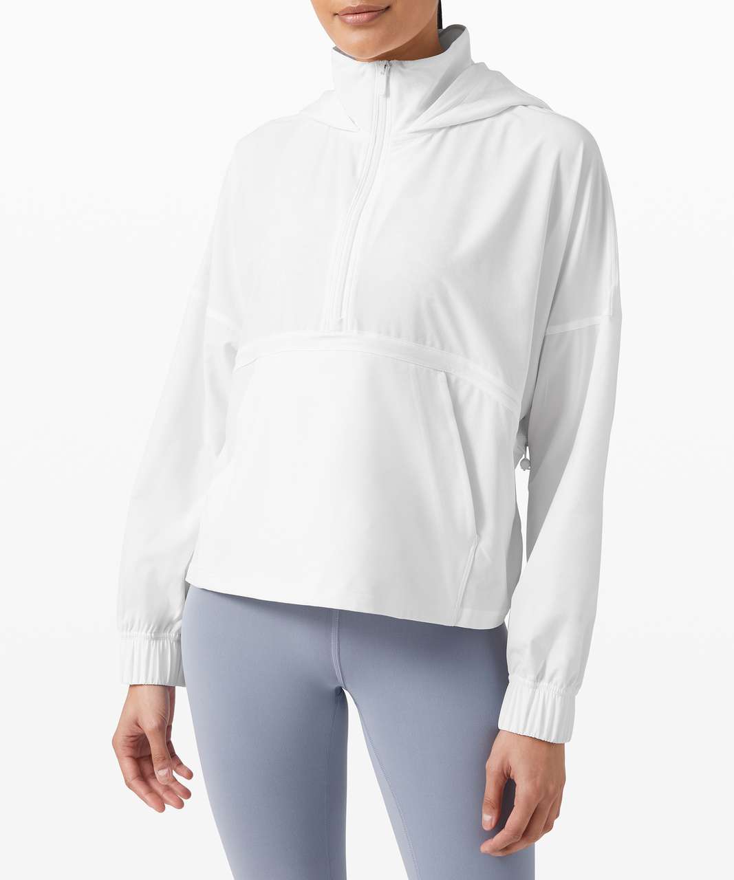 Lululemon All Day Breeze Pullover Hoodie - White