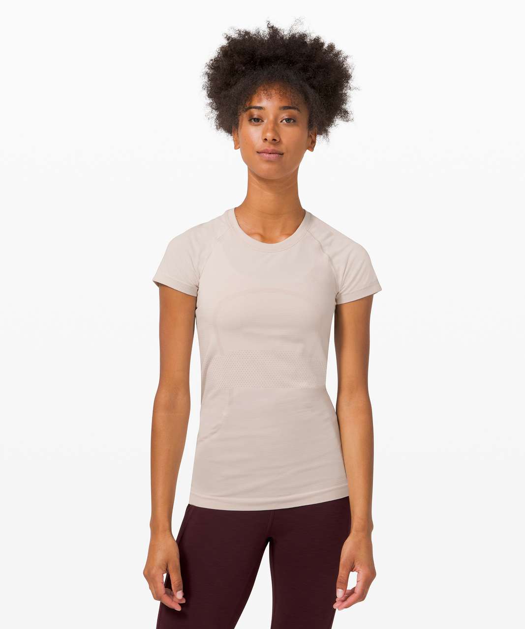 Lululemon Swiftly Tech Short Sleeve 2.0 *Cool - Dune / Mink Berry