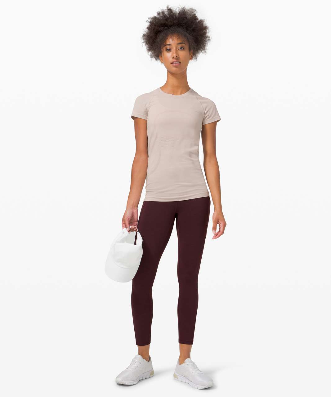 Lululemon Swiftly Tech Short Sleeve 2.0 *Cool - Dune / Mink Berry