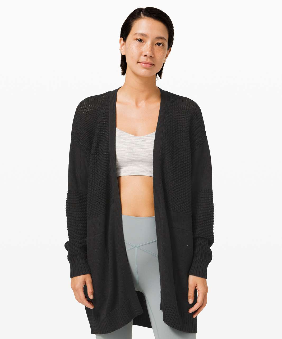 Lululemon Easy Embrace Wrap Sweater - Black