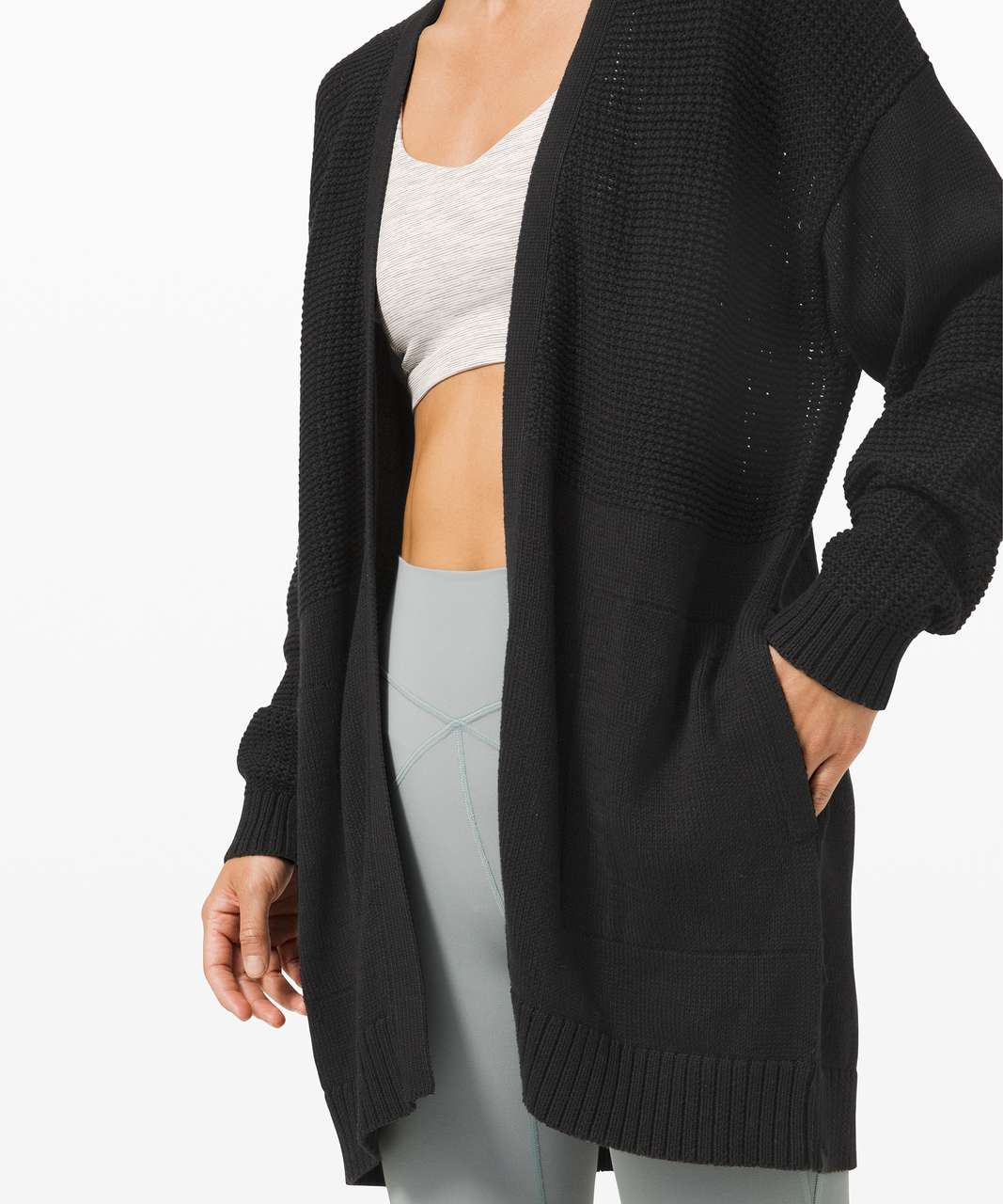 Lululemon Easy Embrace Wrap Sweater - Black