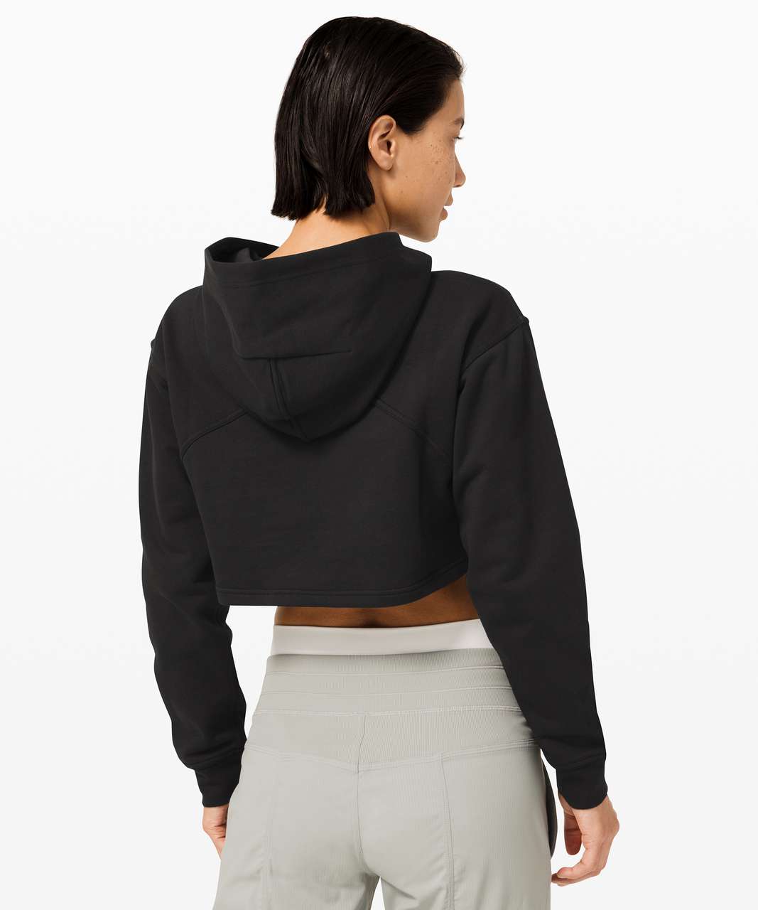 Lululemon All Yours Cropped Hoodie - Black