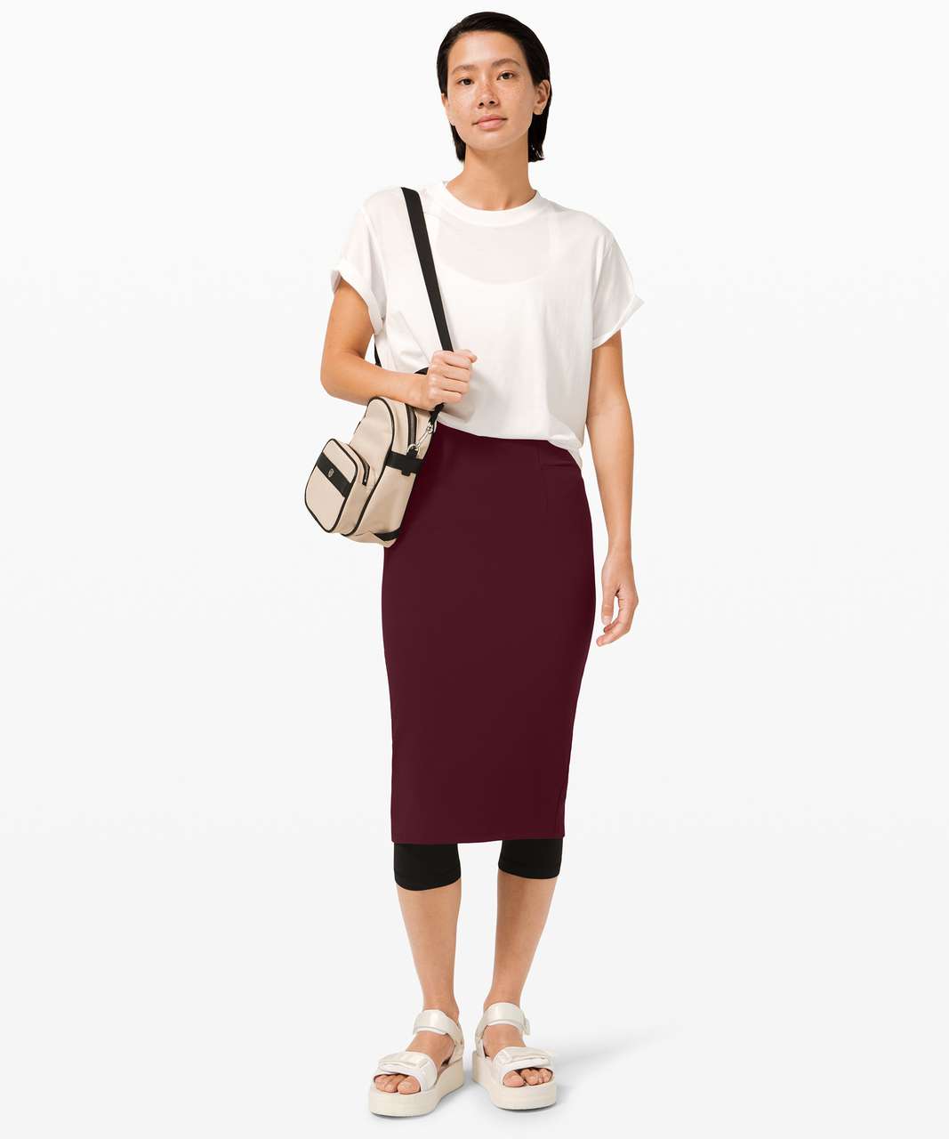 Lululemon A New Route Skirt - Cassis