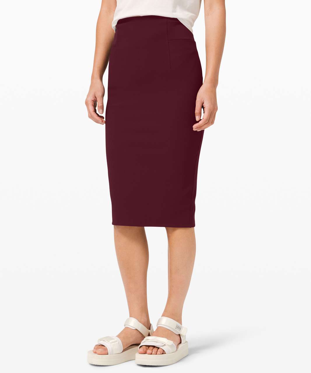 Lululemon Lightweight Pull-On Super-High Rise Midi Skirt - Aquila