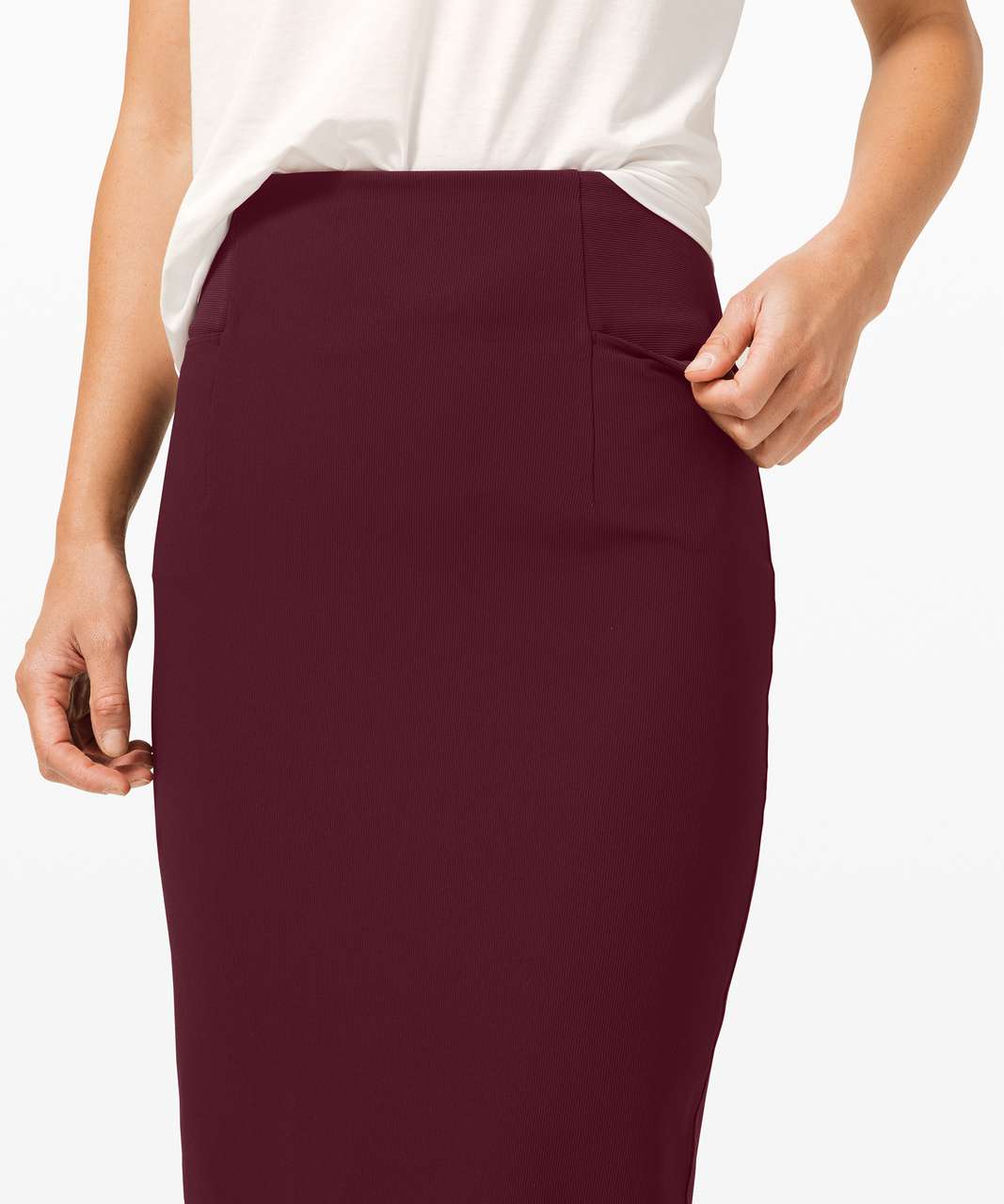 Lululemon Lightweight Pull-On Super-High Rise Midi Skirt - Aquila Rhino  Grey Multi - lulu fanatics