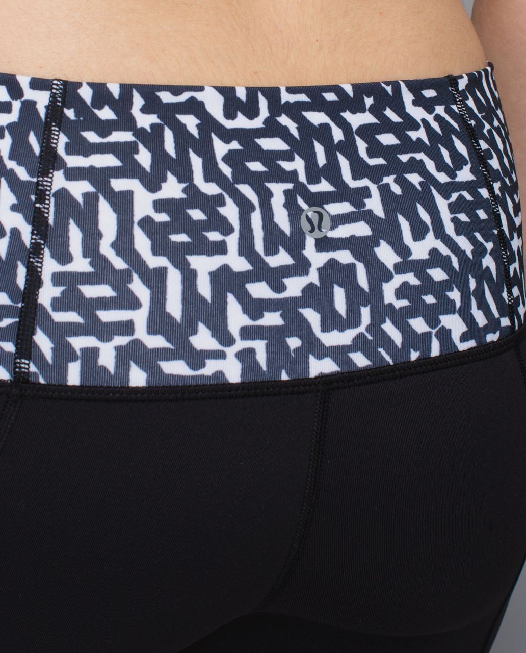 Lululemon Groove Pant II - Black / Net Pop White Black