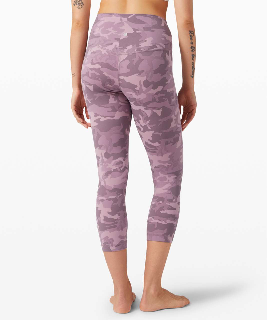 Lululemon Align Crop *21" - Incognito Camo Pink Taupe Multi