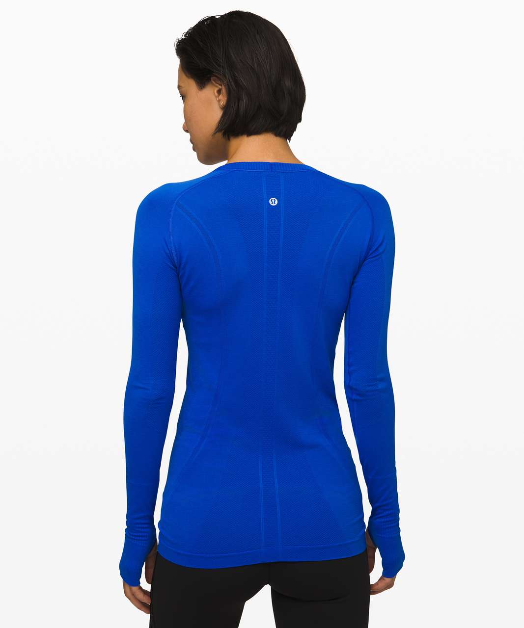 Lululemon Swiftly Tech Long Sleeve Crew - Cerulean Blue / Cerulean Blue ...