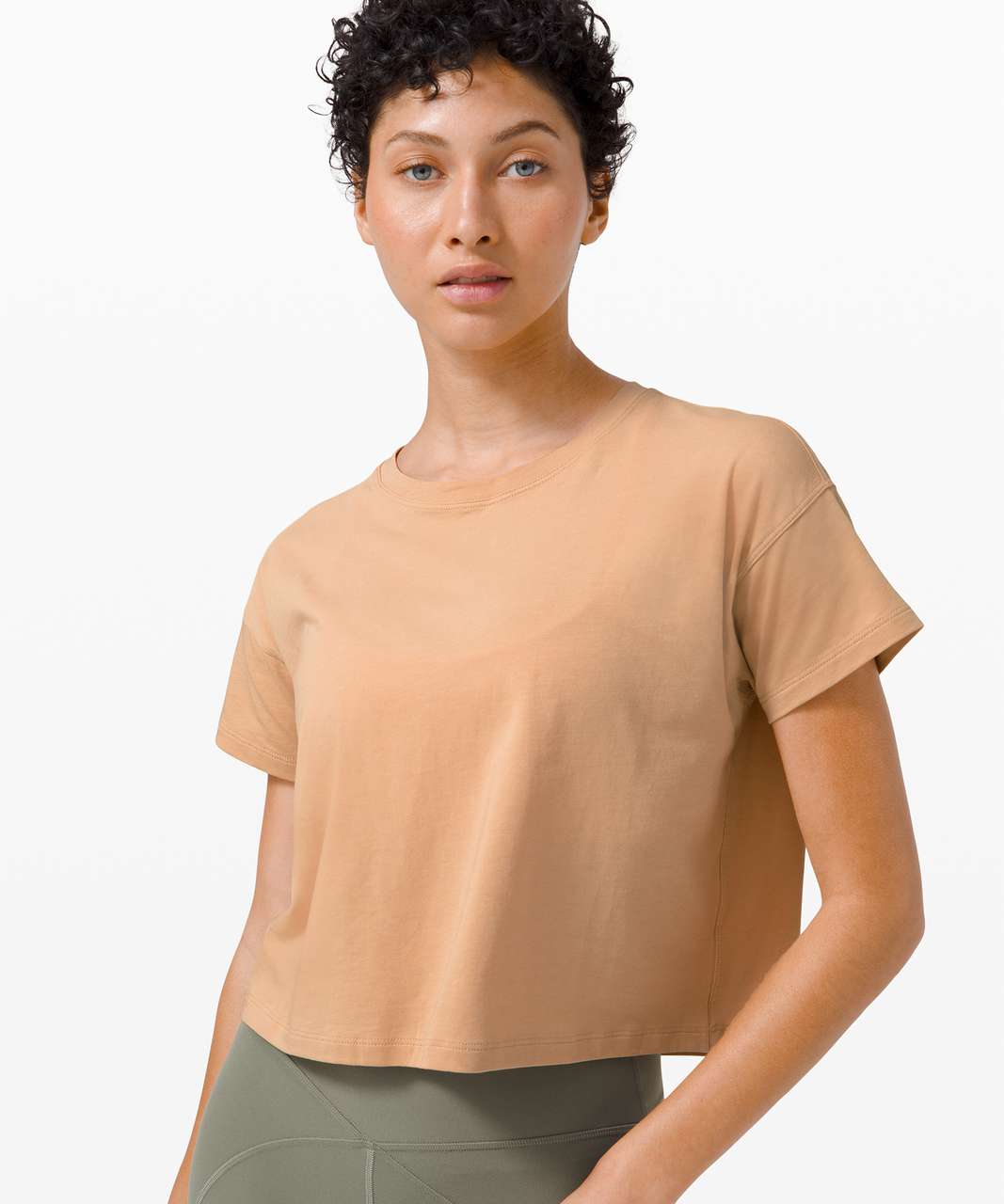 Lululemon Cates Tee - Beech Wood - lulu fanatics